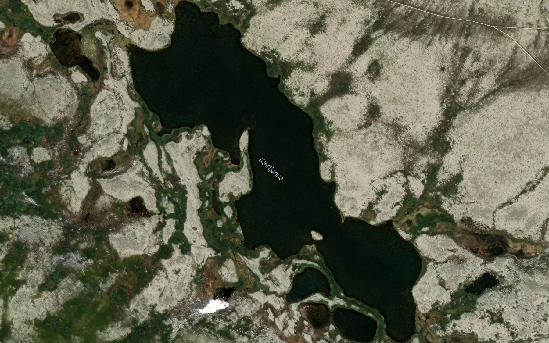 Satellite map of the Klettjorn