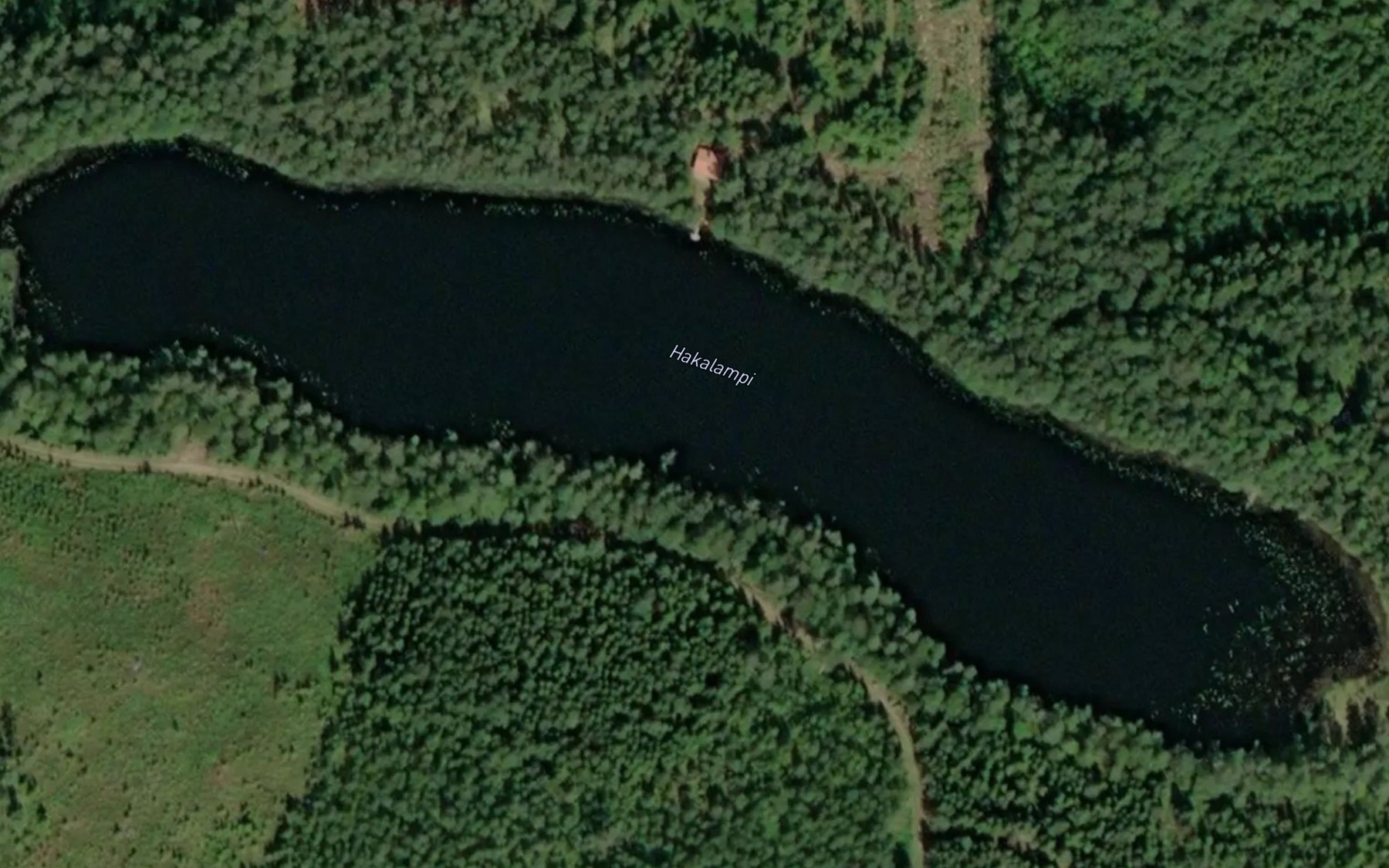 Satellite map of the Hakalampi
