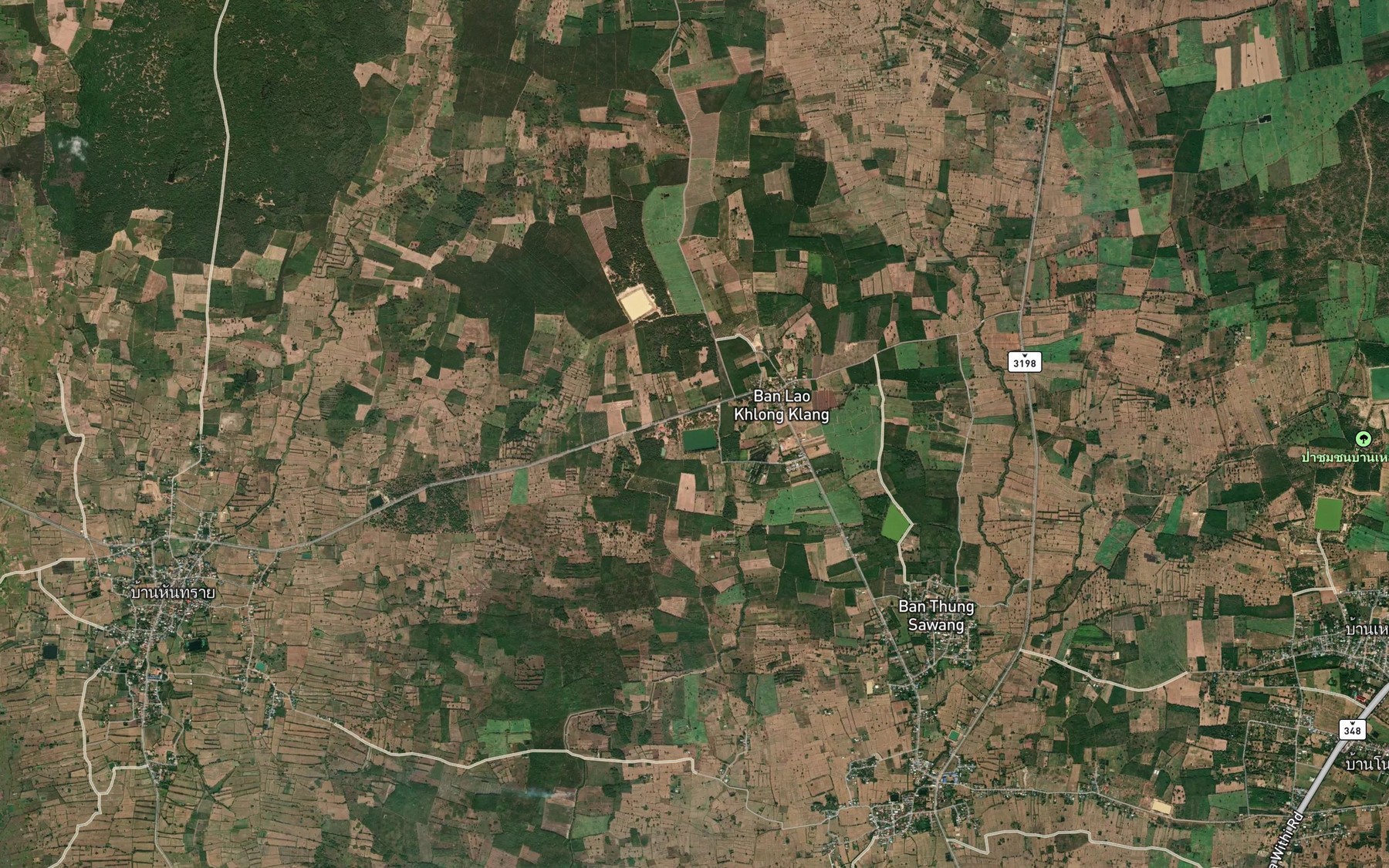 Satellite map of the Sa Nam Ban Lao Khlong Klang