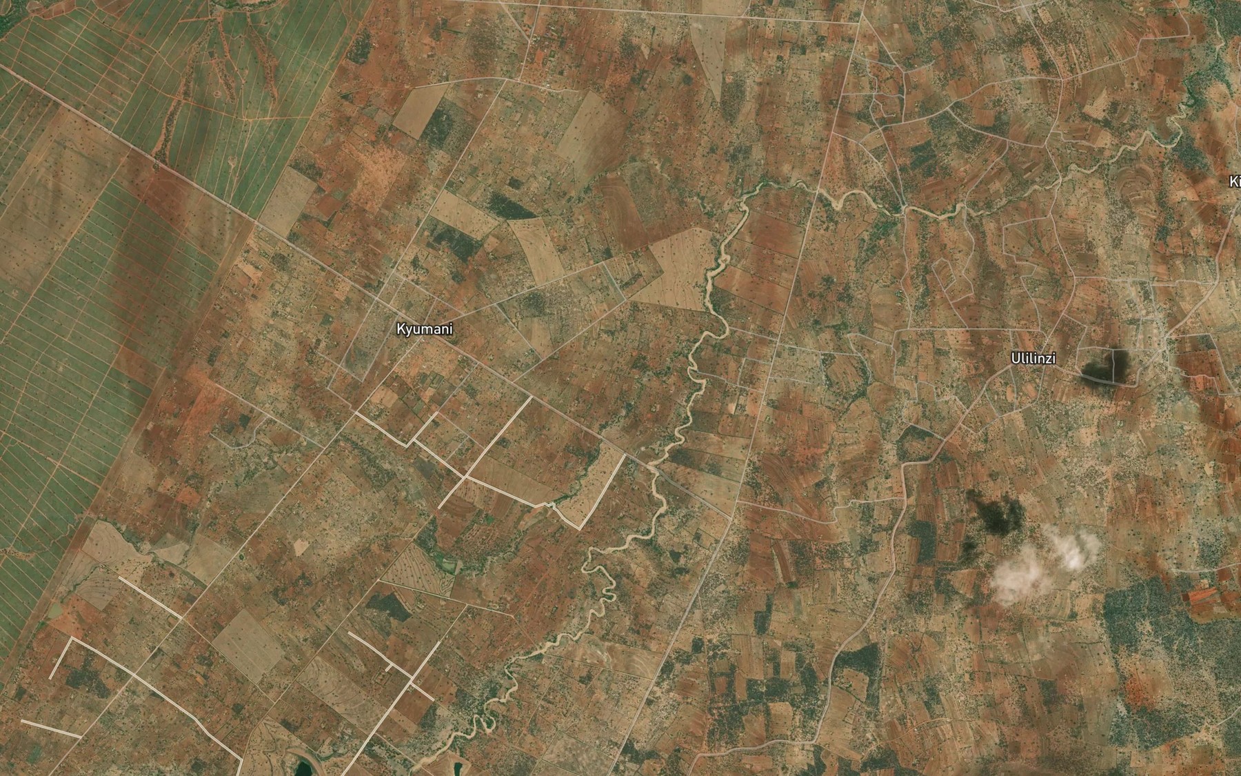 Satellite map of the Kikumbulyu