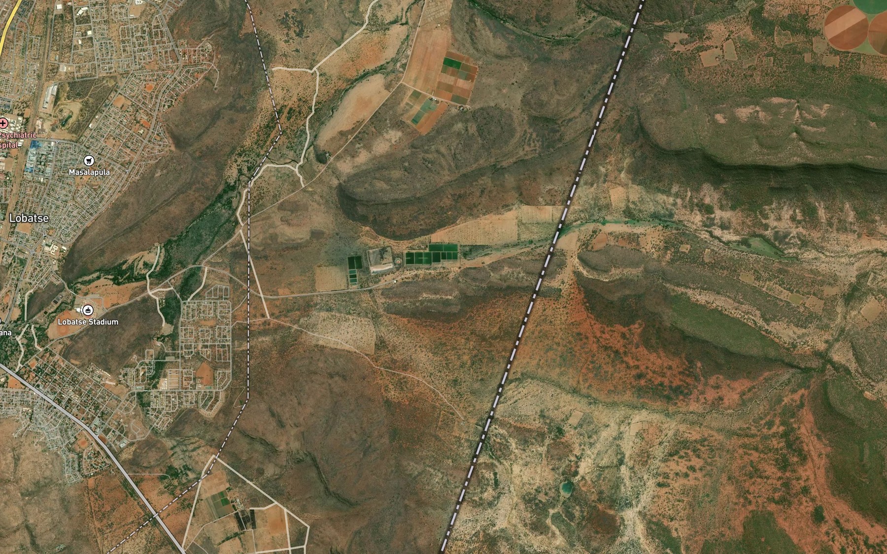 Satellite map of the Baviaanskloof