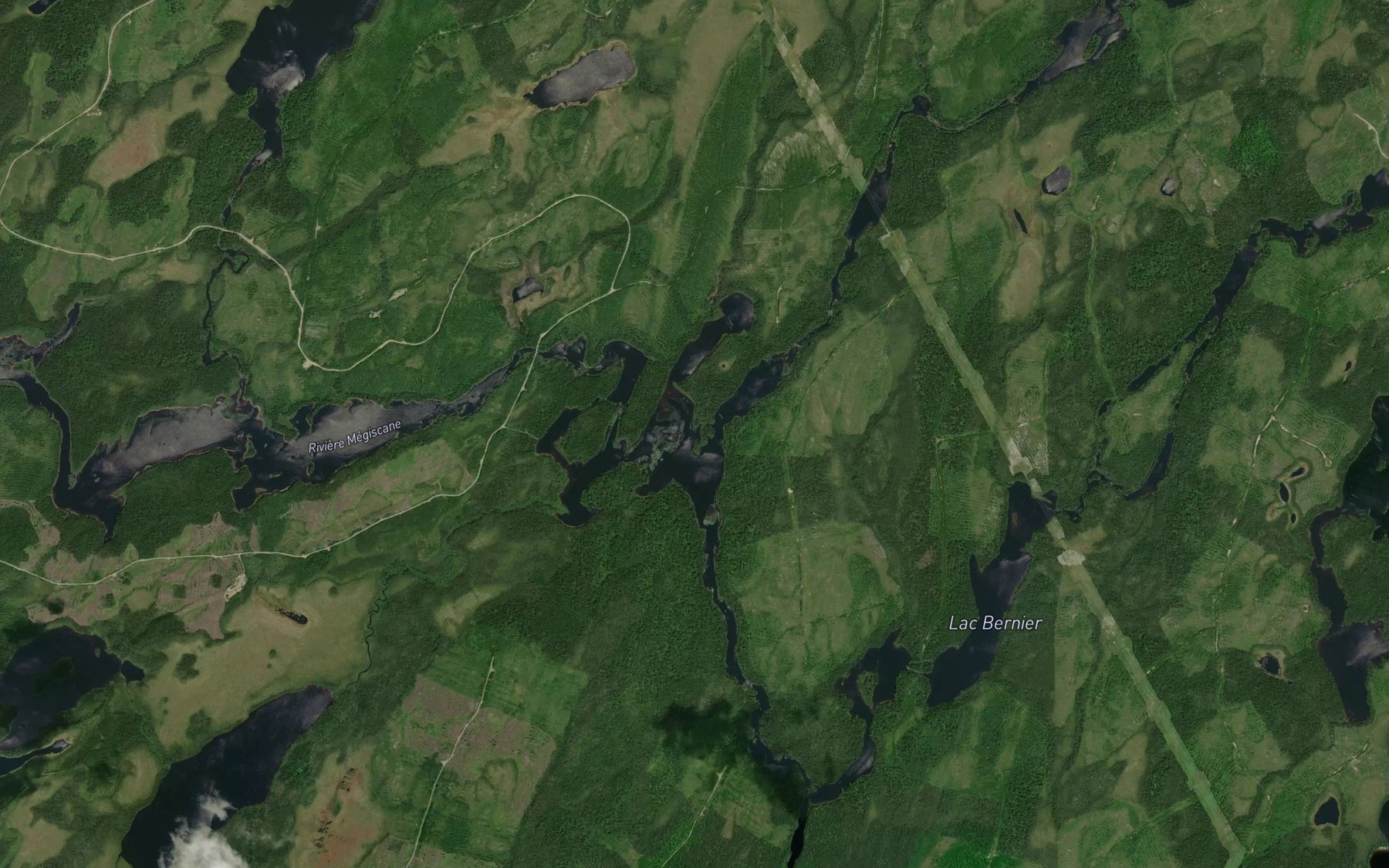 Satellite map of the Ruisseau Berthelot
