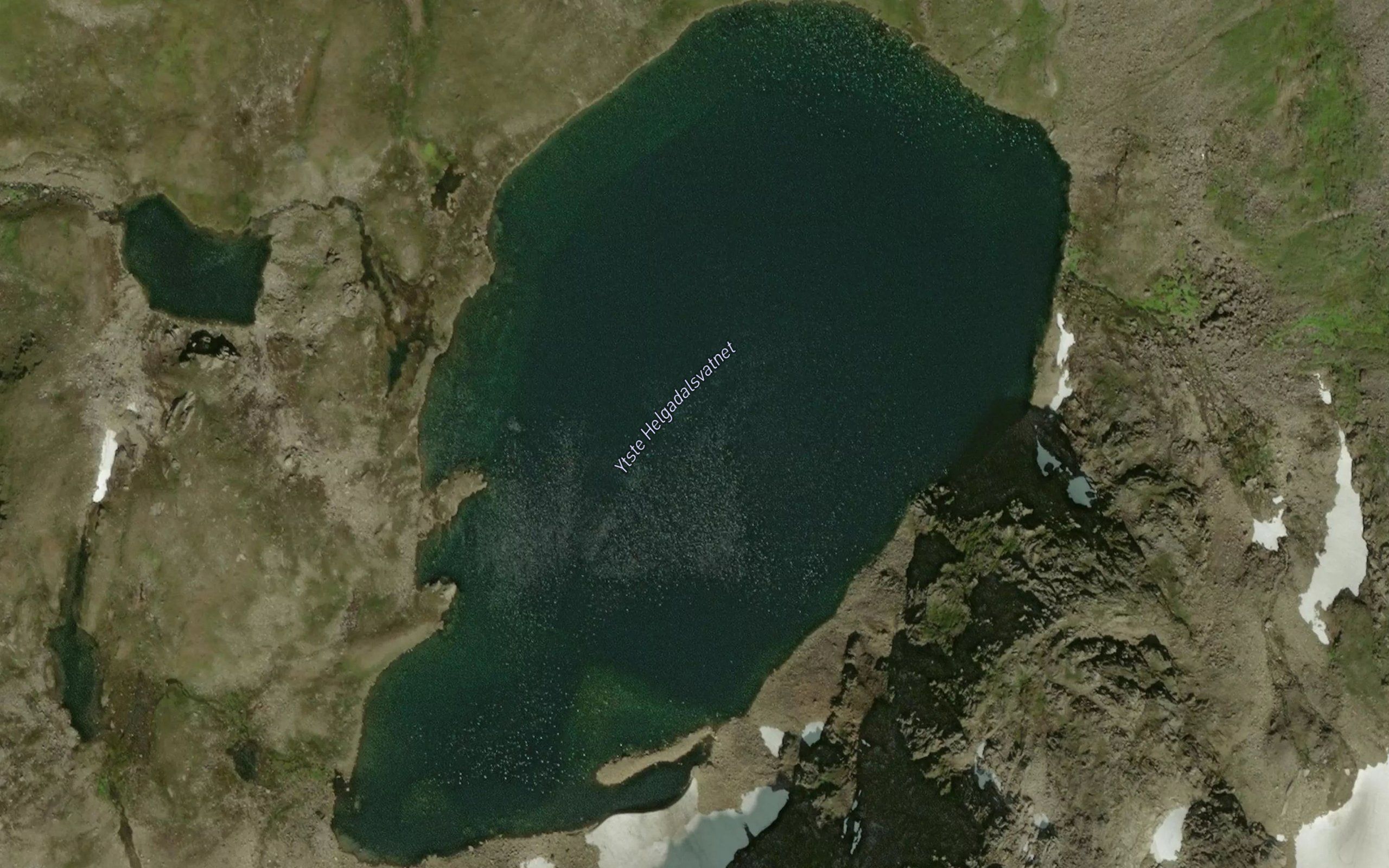 Helgadalsvatnet,Ytste