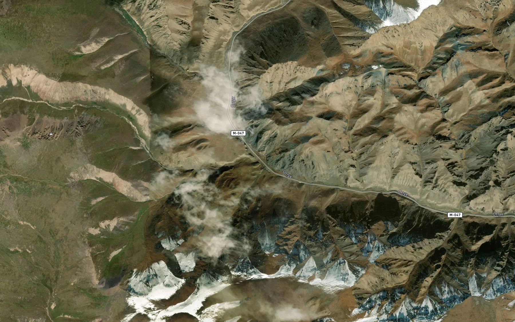 Satellite map of the Bekbulaktor