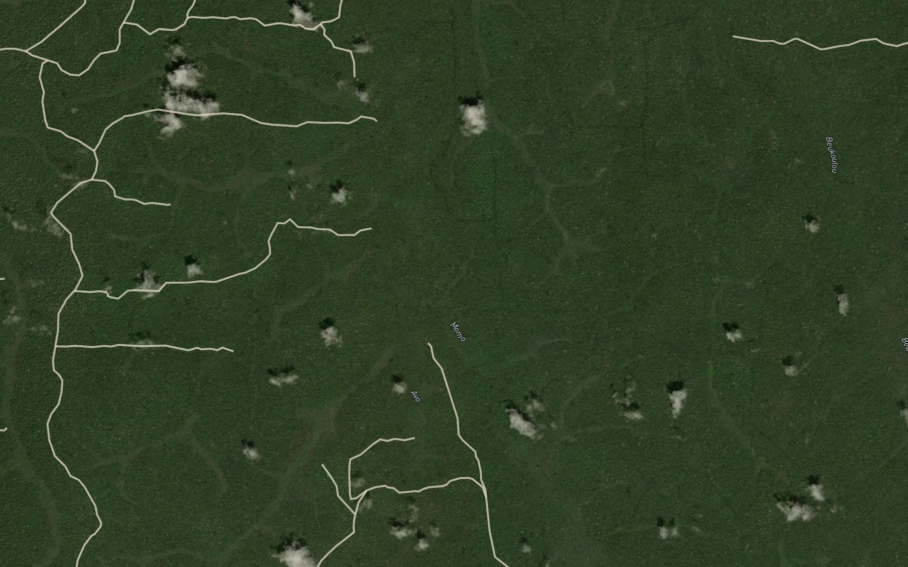 Satellite map of the Avo