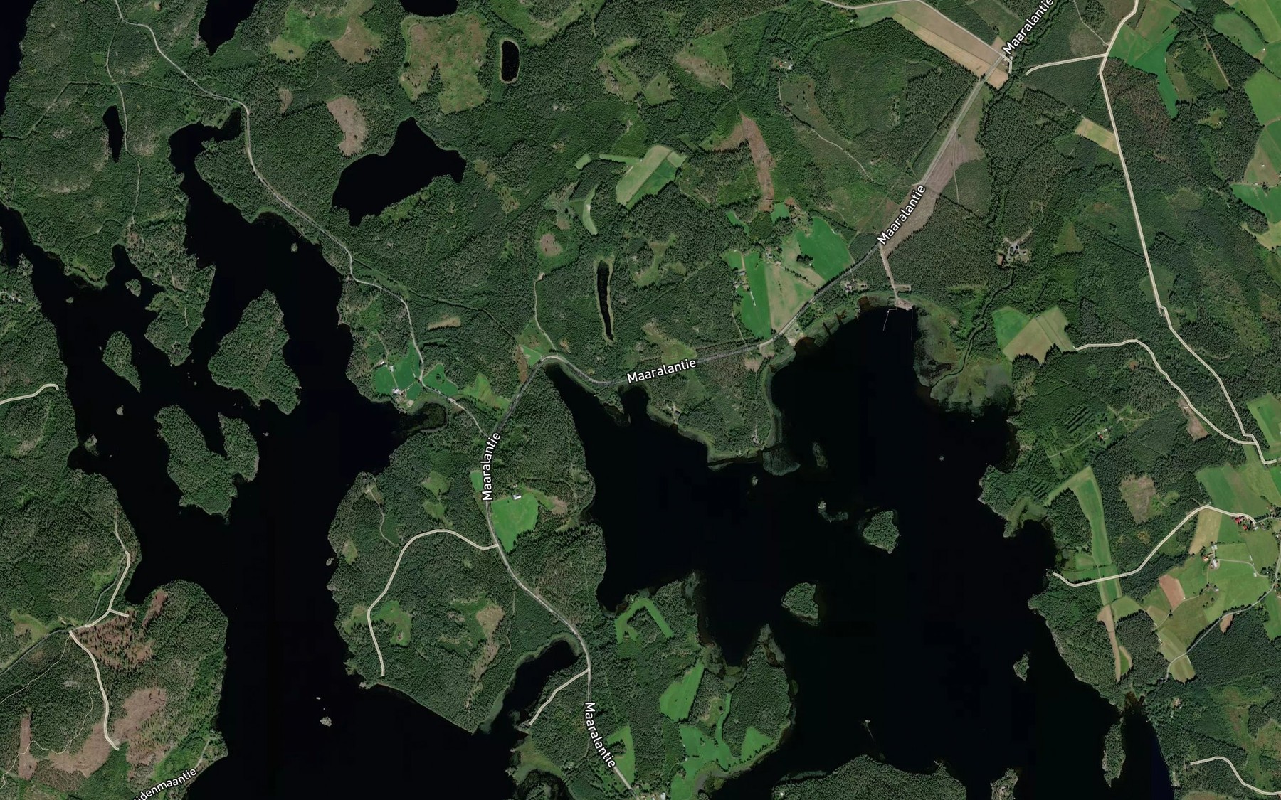 Satellite map of the Sikranlahti