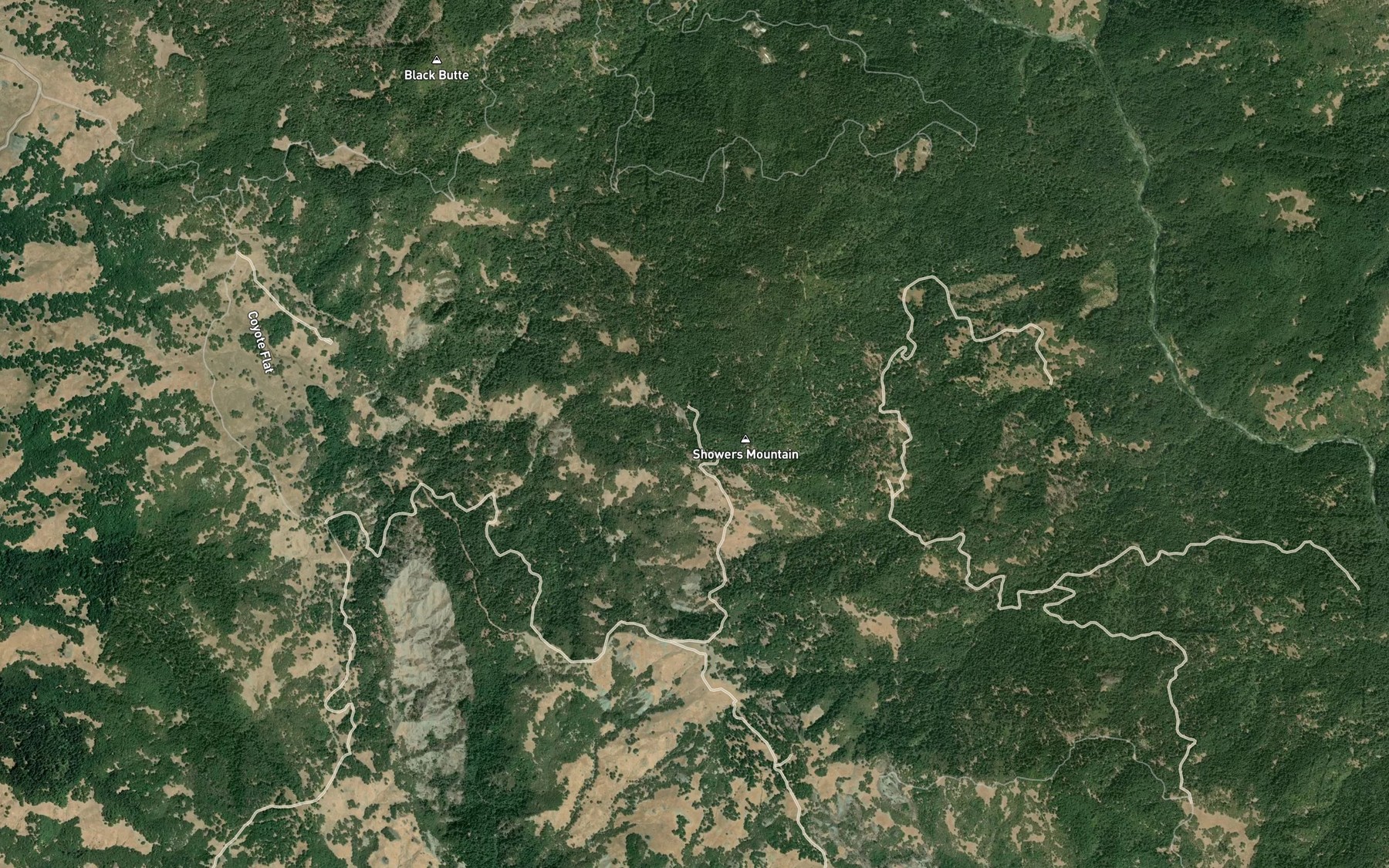 Satellite map of the Government Spring