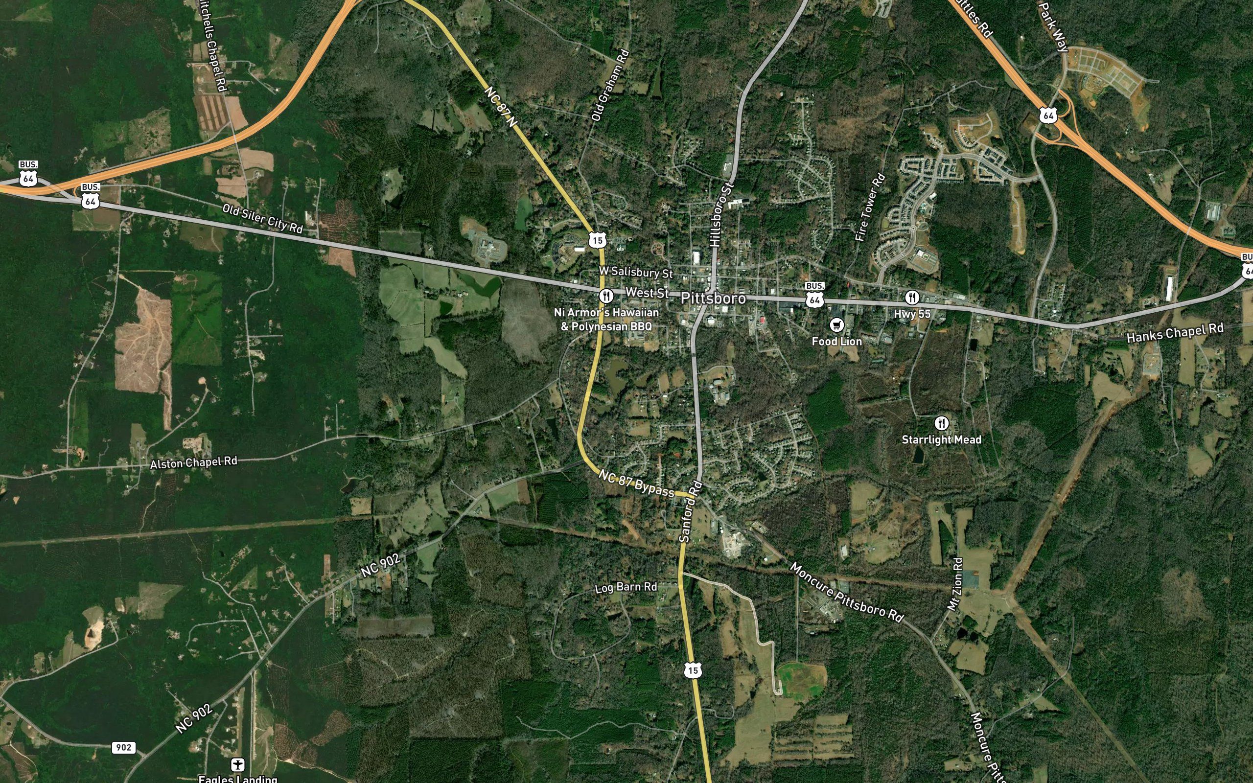 Upper Pittsboro Water Supply Pond