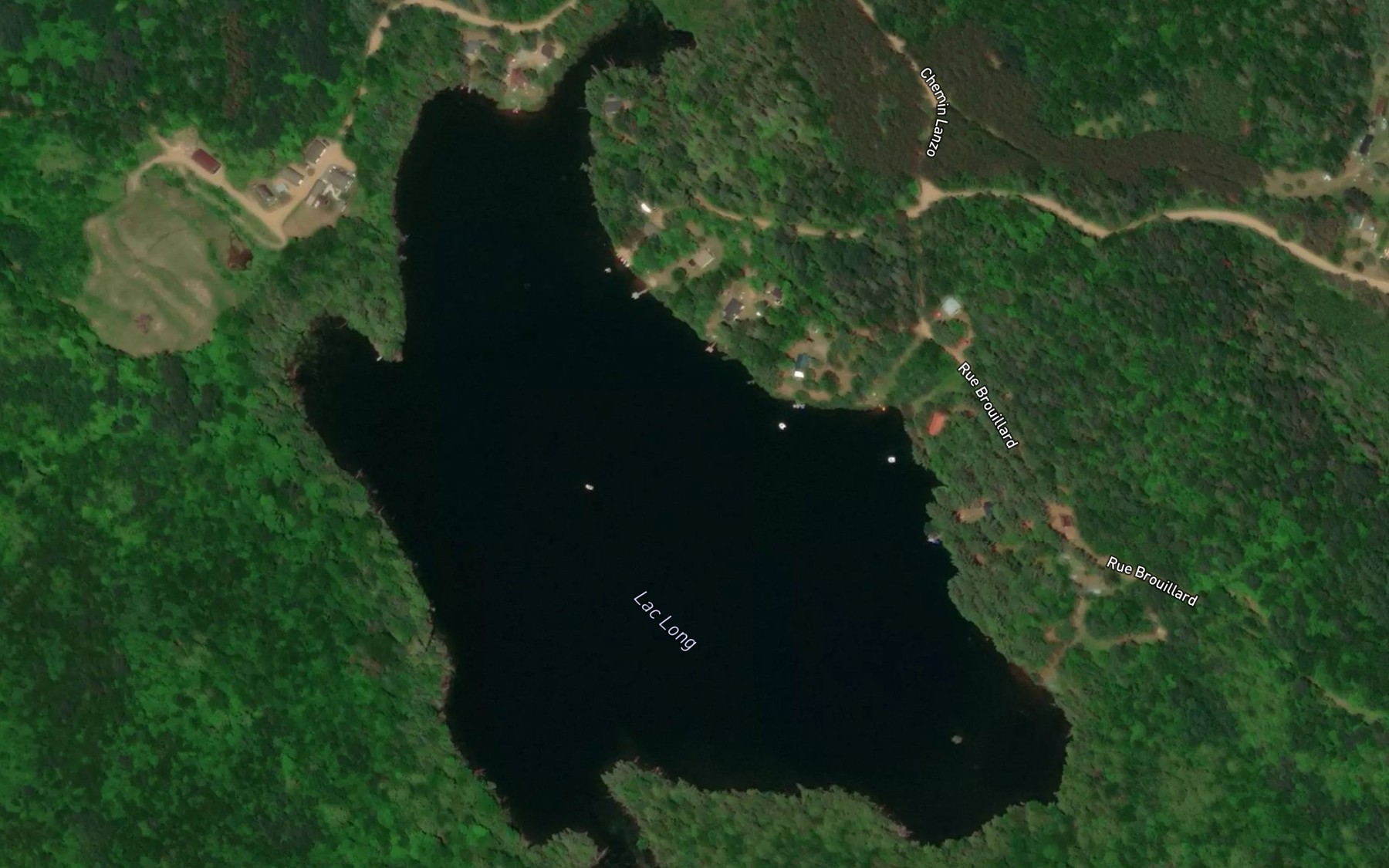 Satellite map of the Lac Long