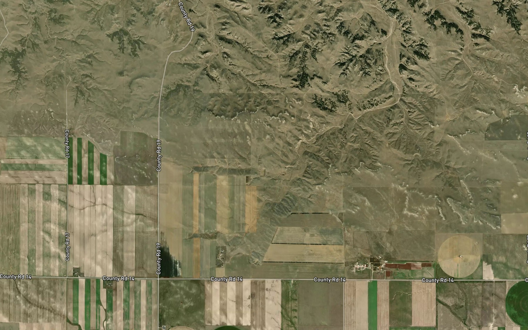 Satellite map of the Brauer Reservoir
