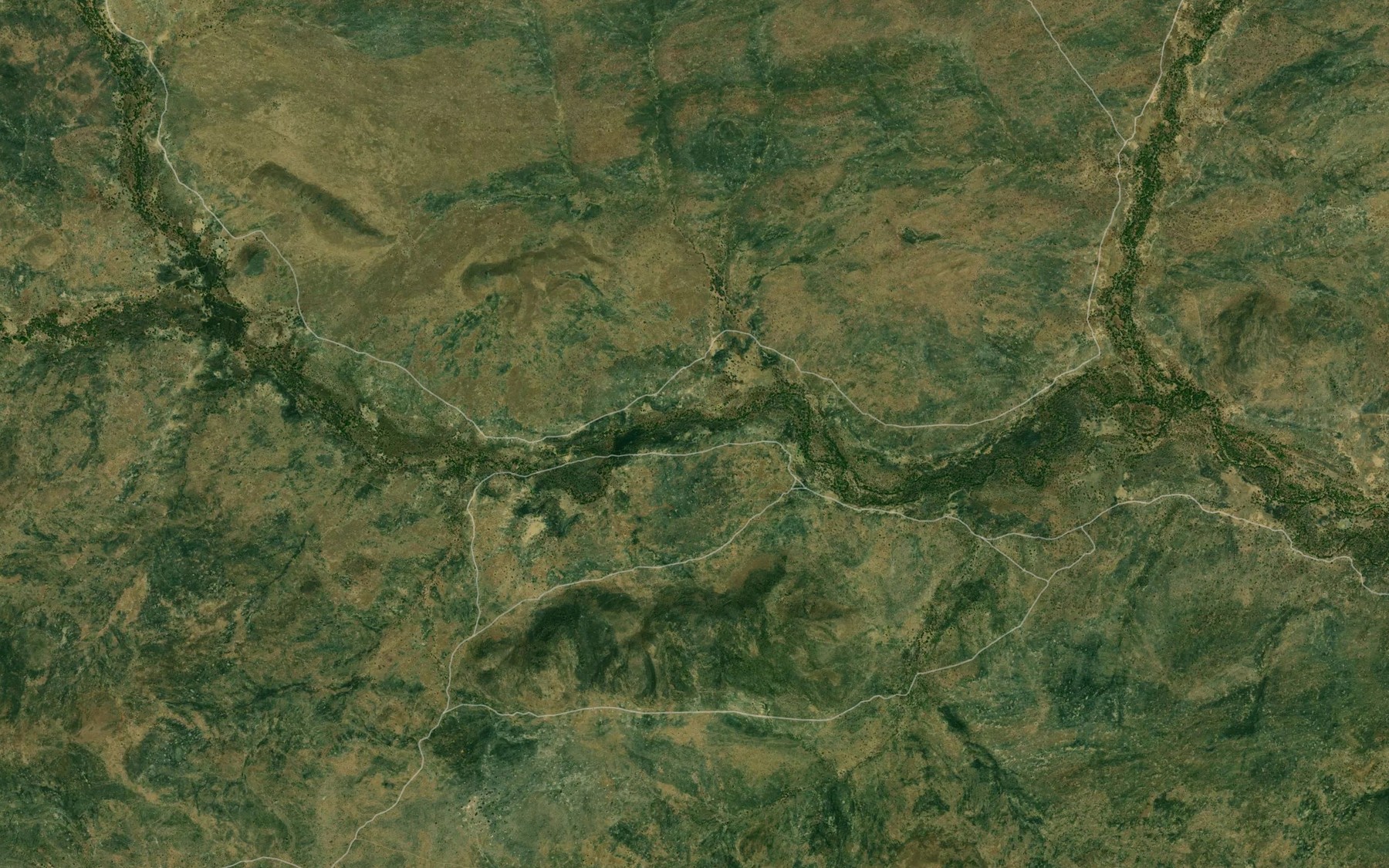Satellite map of the Yerianga