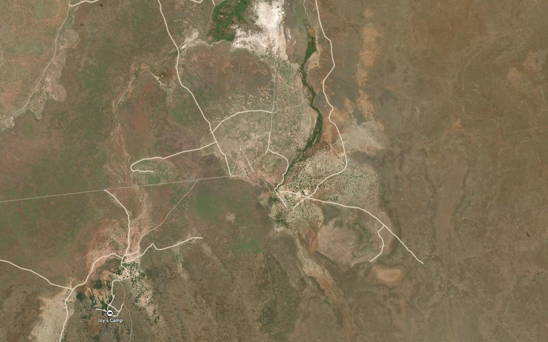Satellite map of the Shaffa Aob Dika