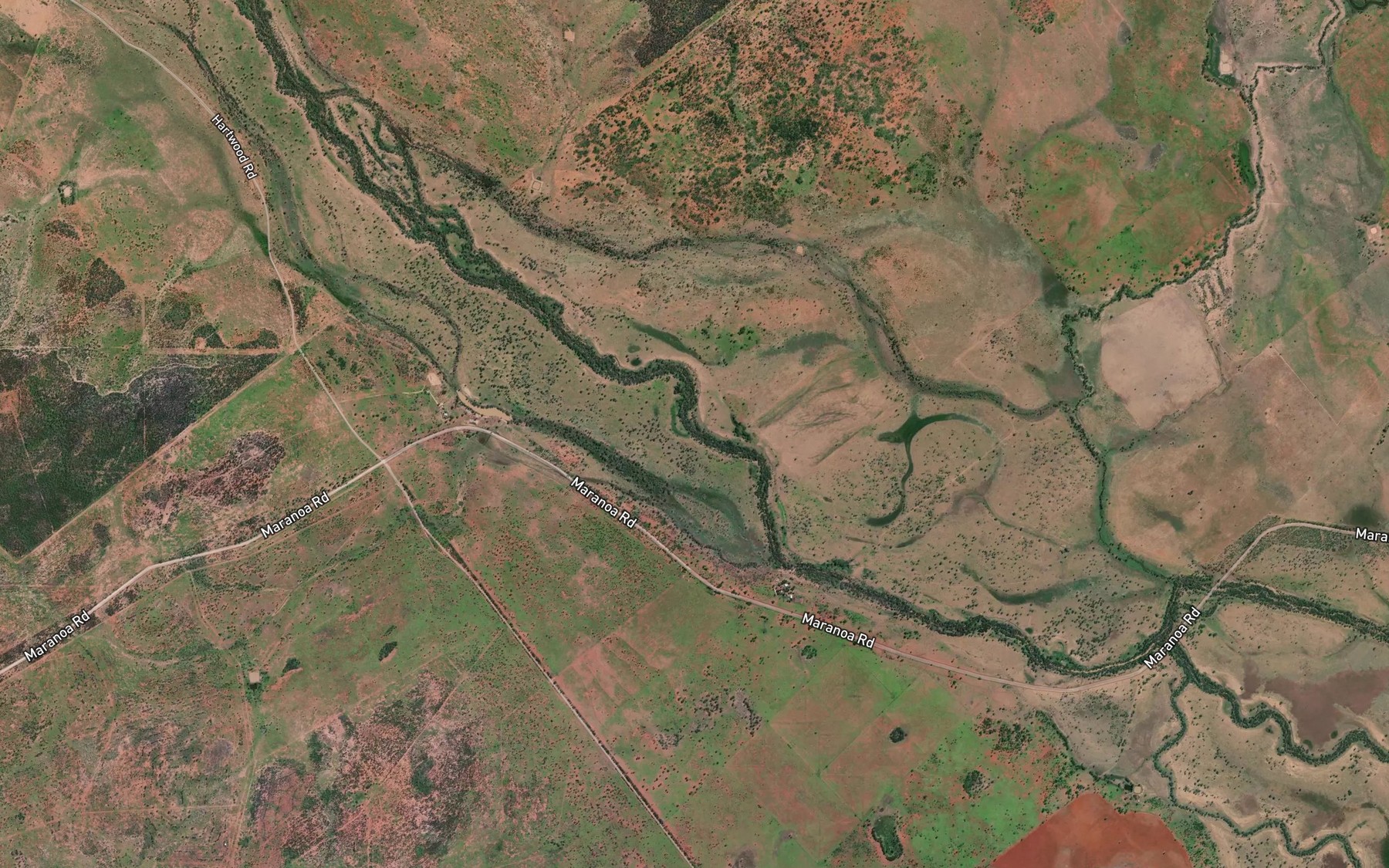 Satellite map of the Demons Lagoon
