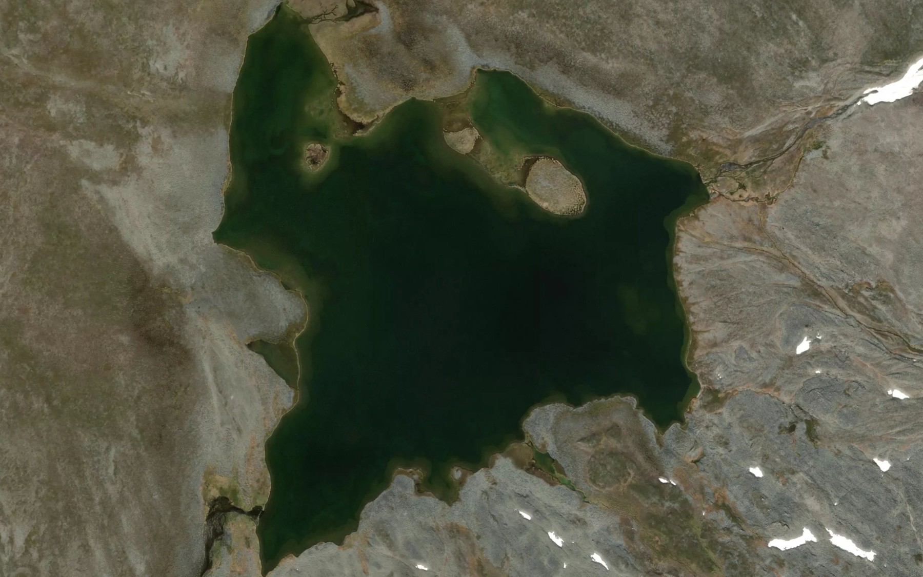 Satellite map of the Guresjavri