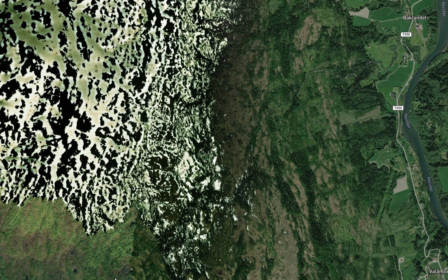 Satellite map of the Bukkhagbekken