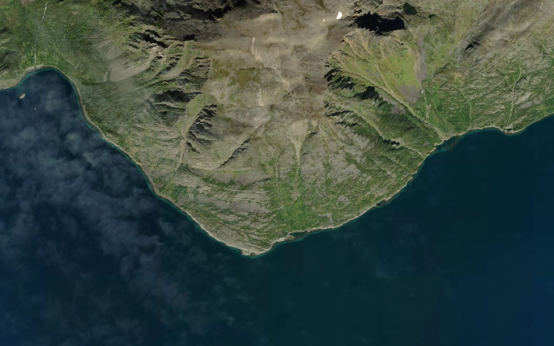 Satellite map of the Neverneselva