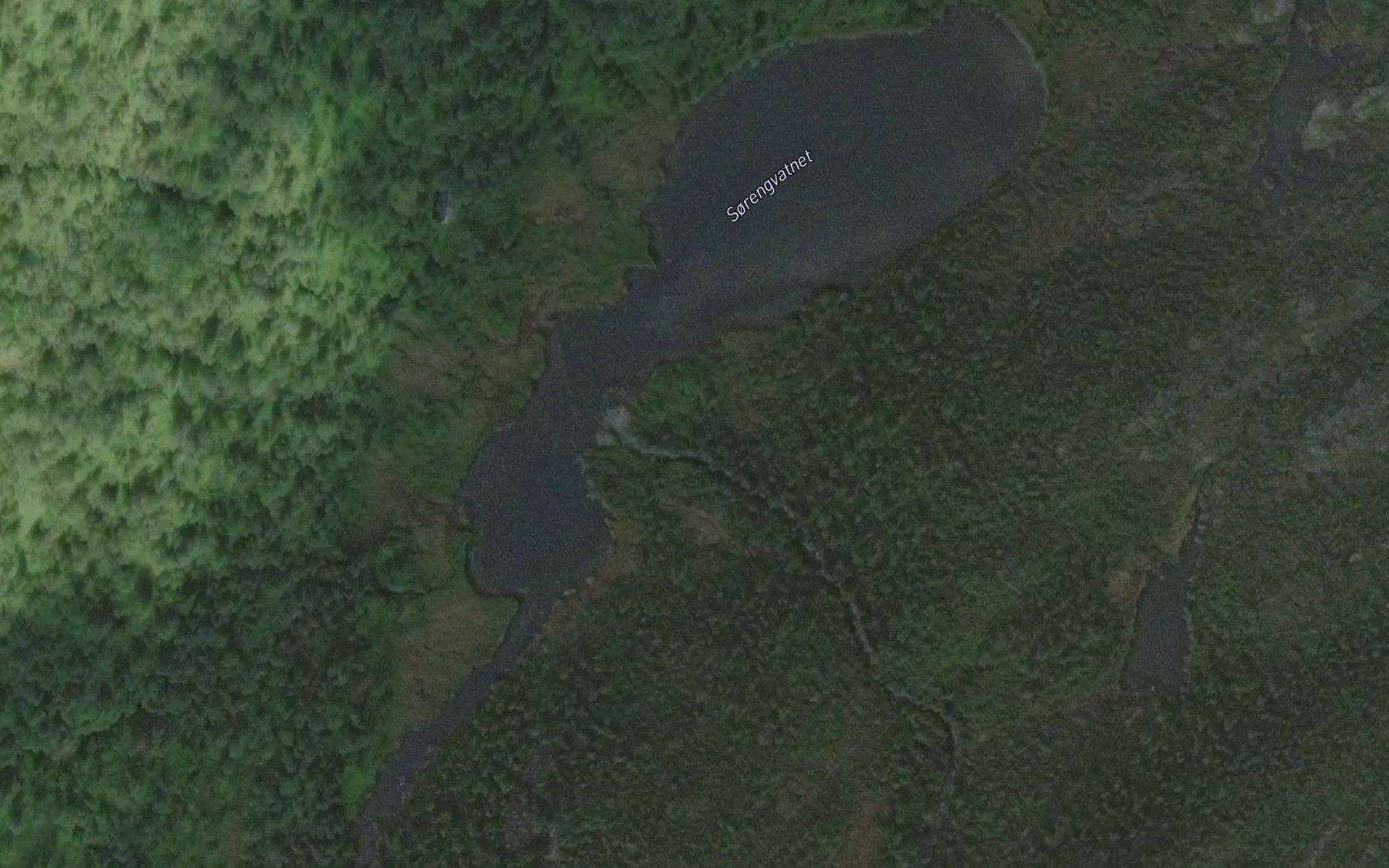 Satellite map of the Sorengvatnet