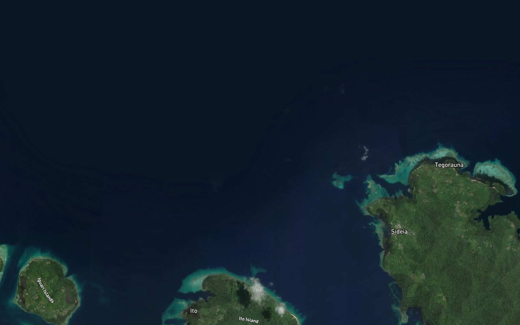 Satellite map of the China Rock