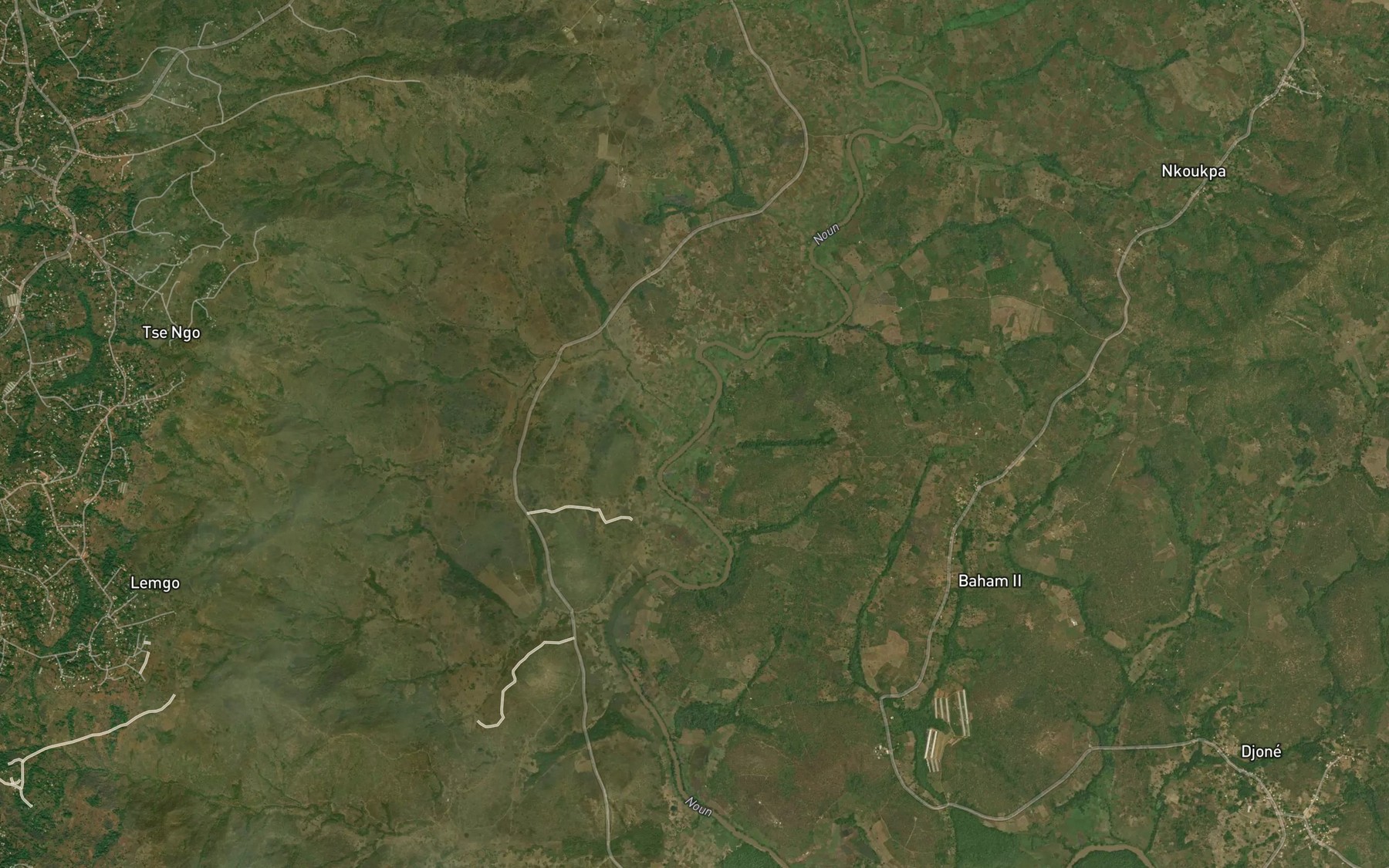 Satellite map of the Vovo