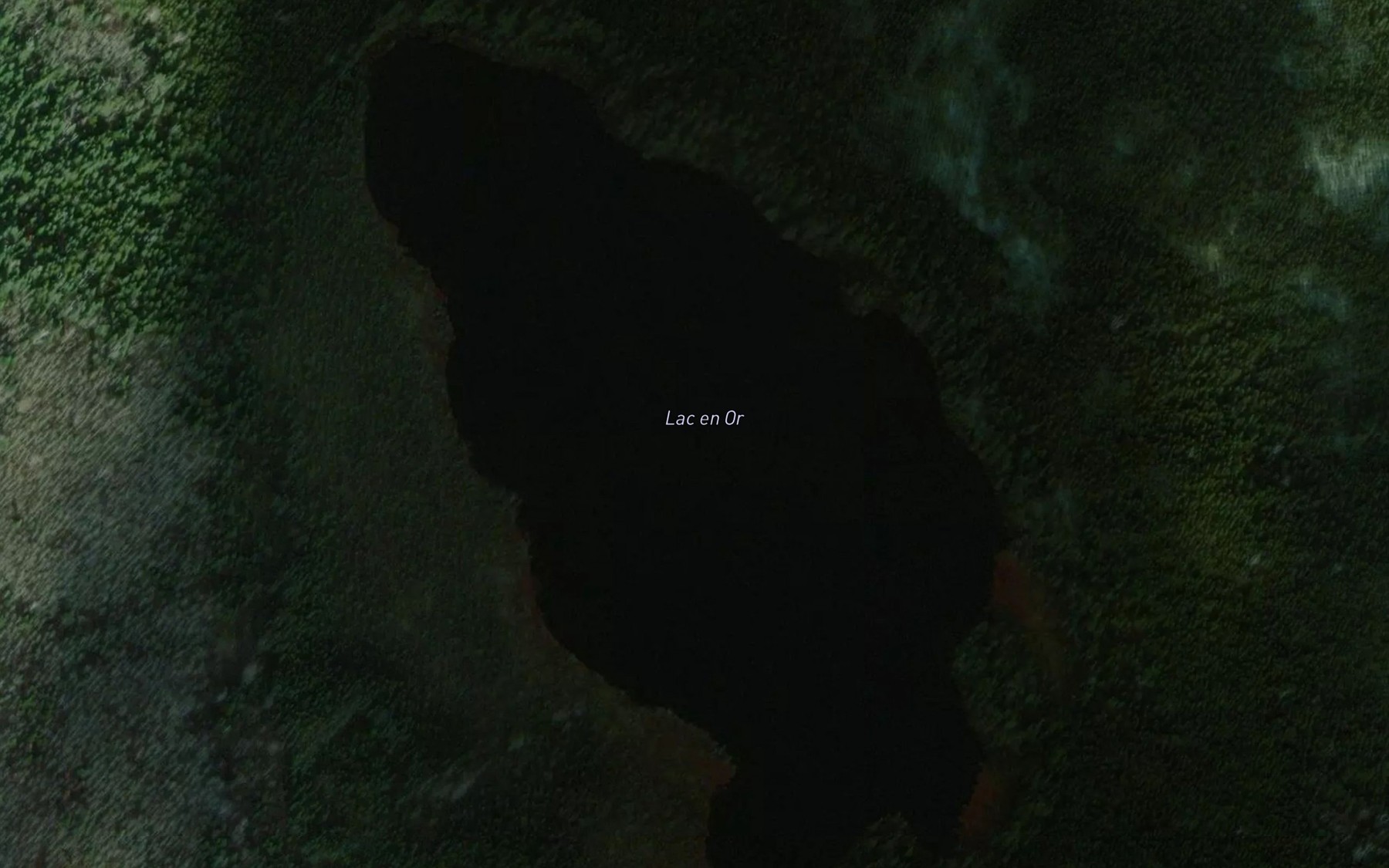 Satellite map of the Lac en Or