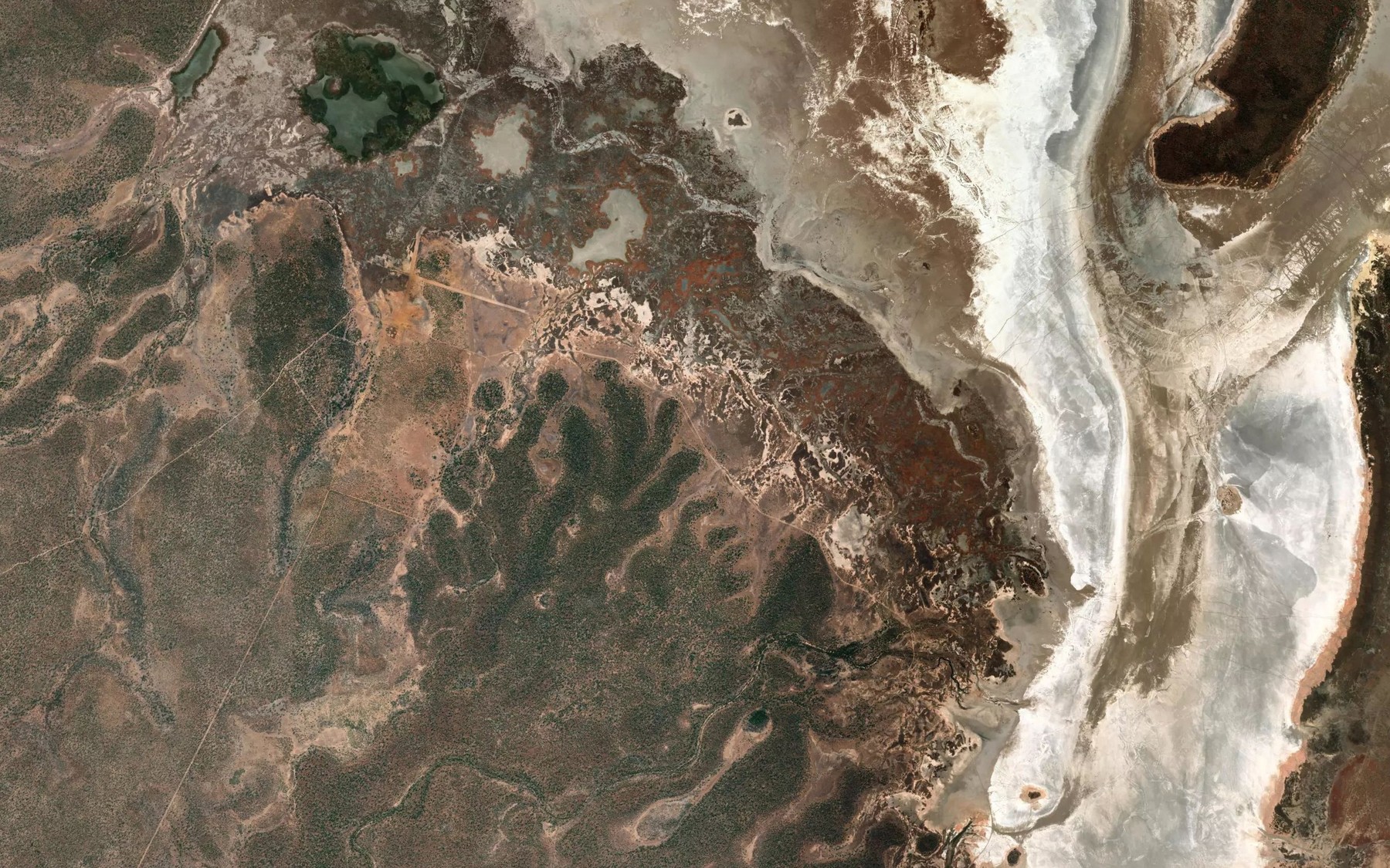 Satellite map of the Grant Creek