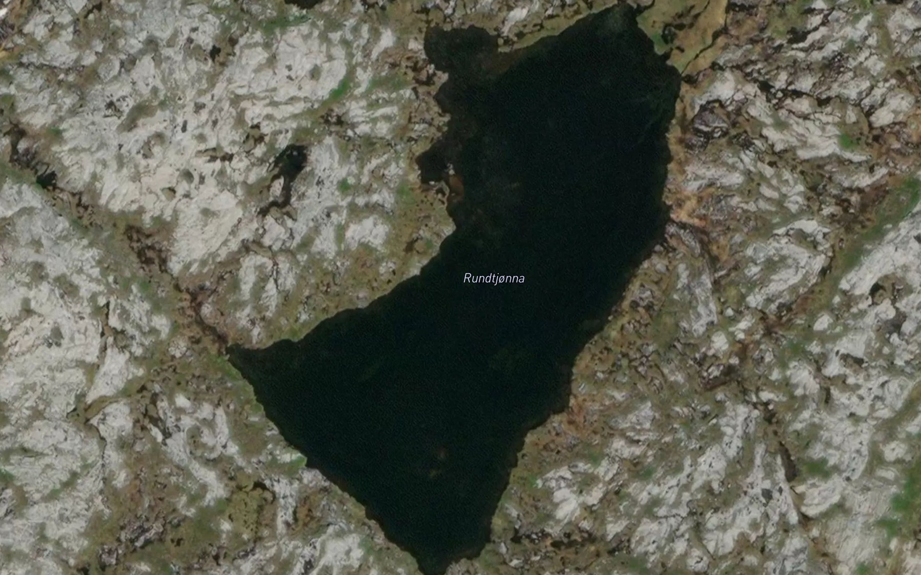 Satellite map of the Rundtjorna