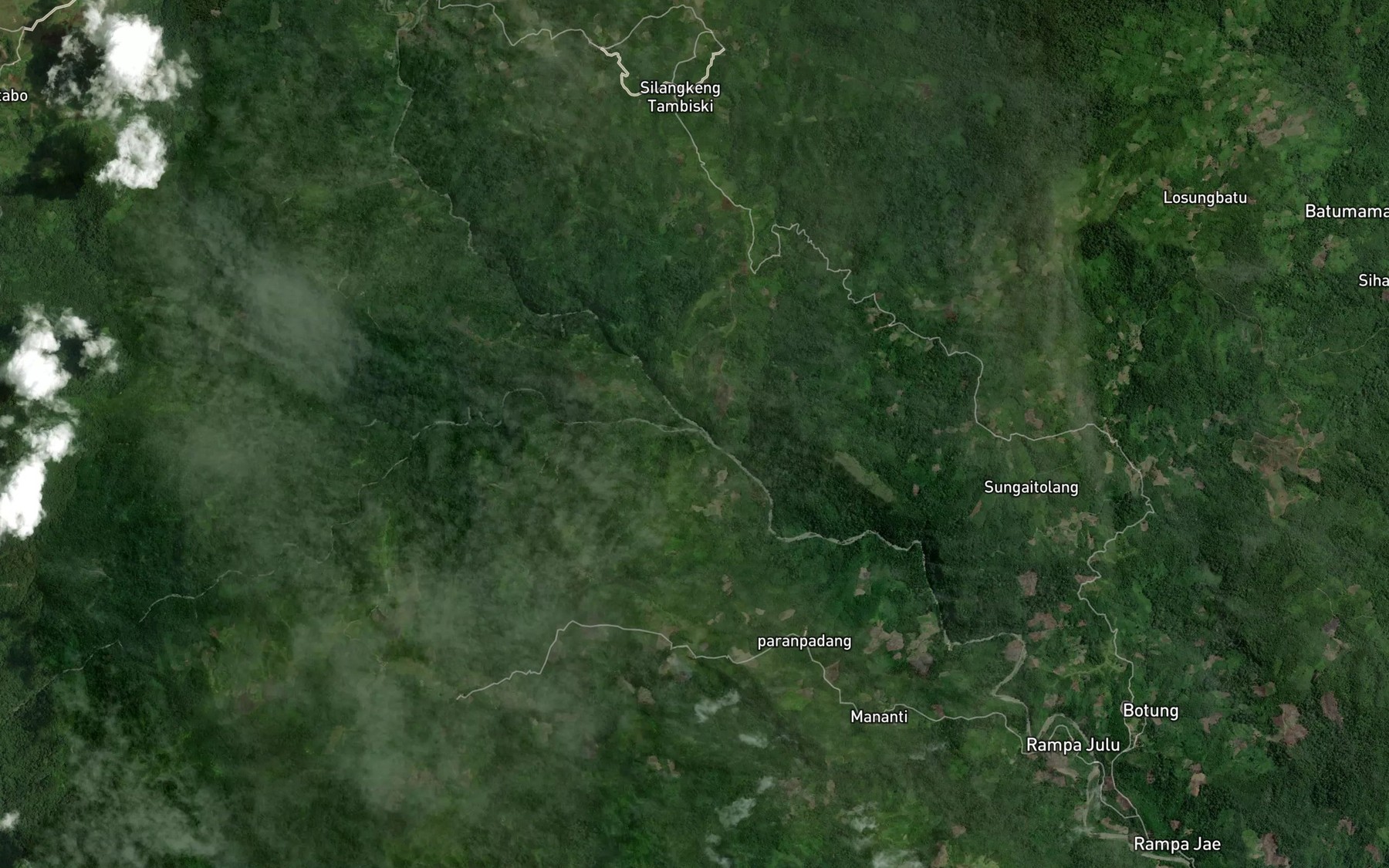 Satellite map of the Air Piala