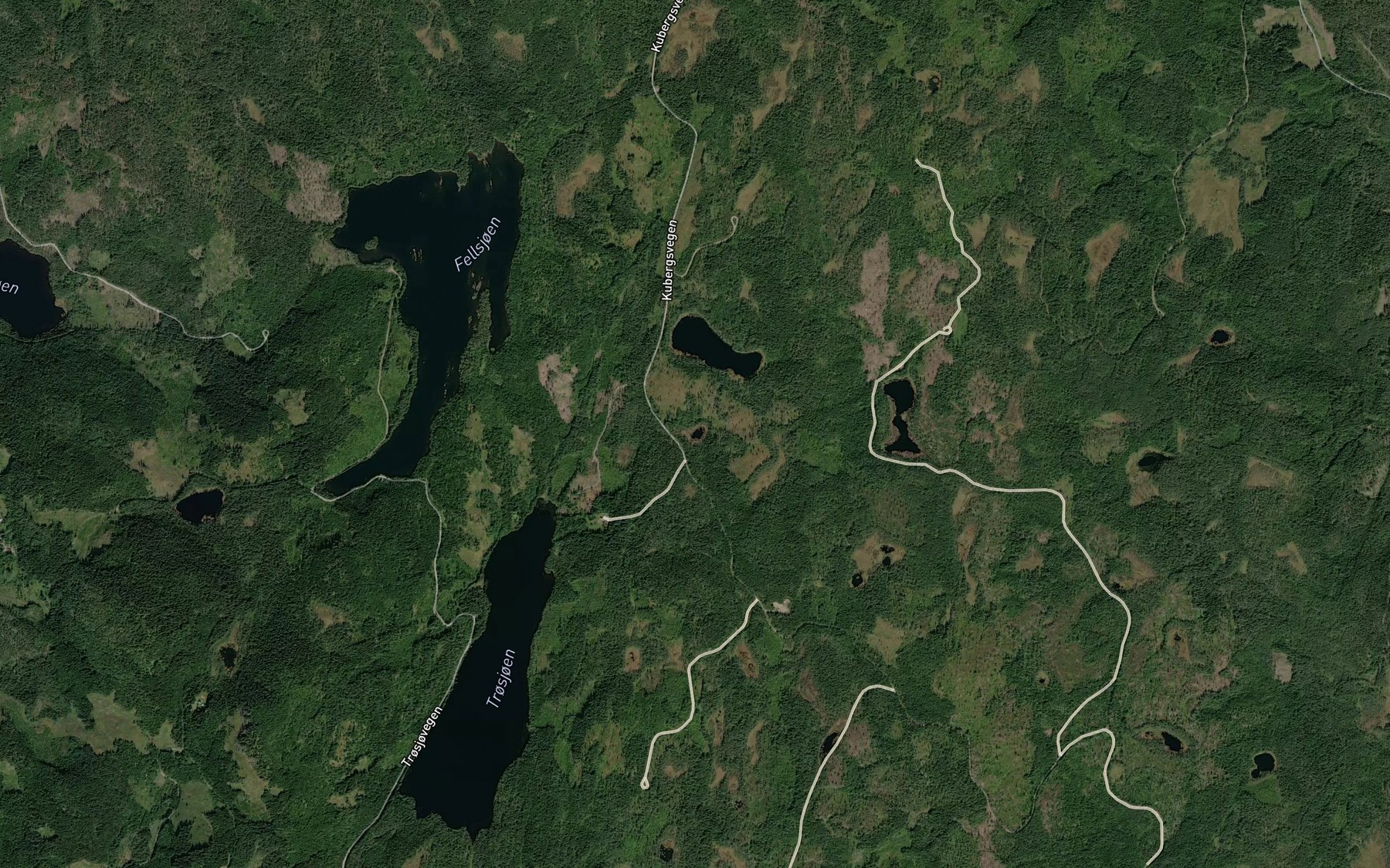 Satellite map of the Revtjennet