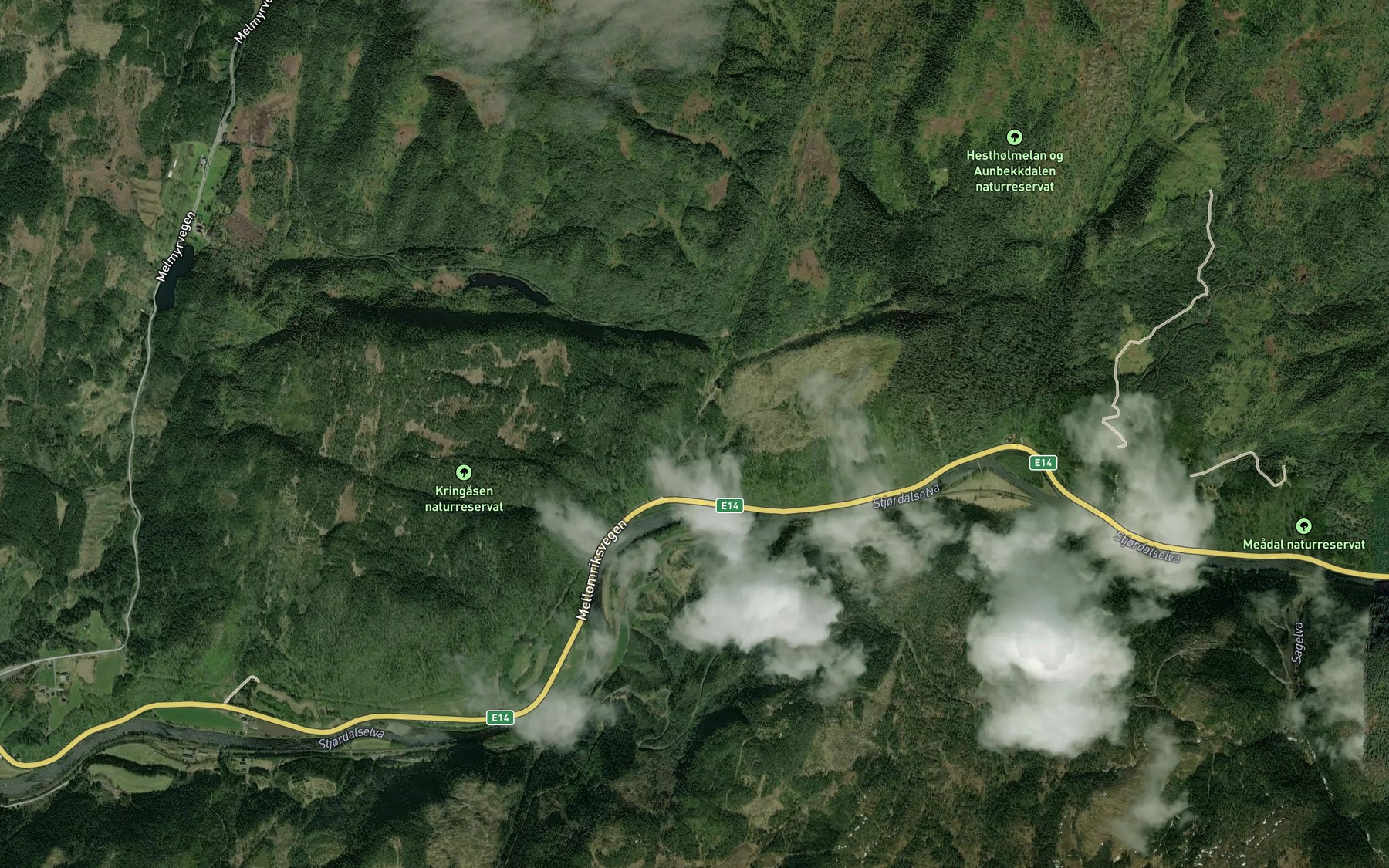 Satellite map of the Rabb-bekken