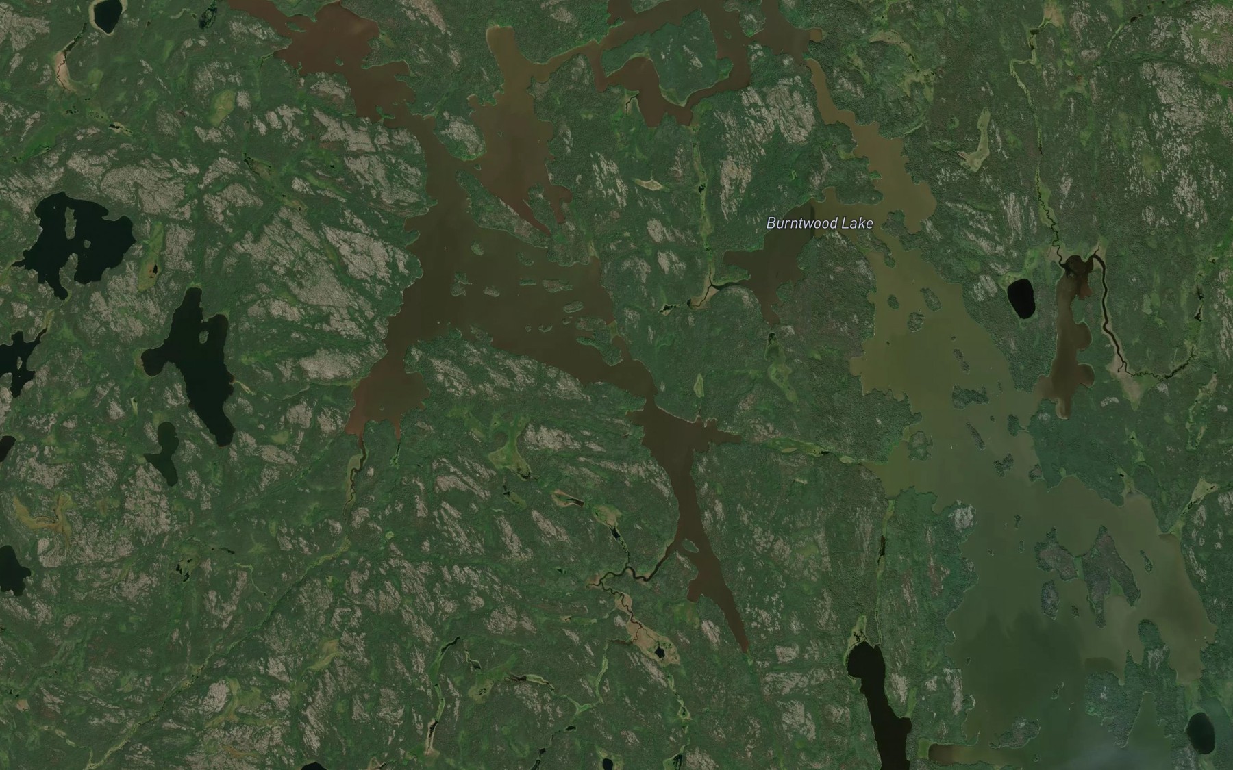 Satellite map of the Ritchie Bay