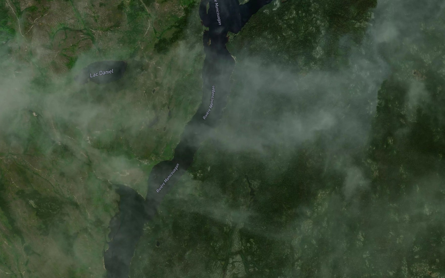 Satellite map of the Ruisseau Katsinaka