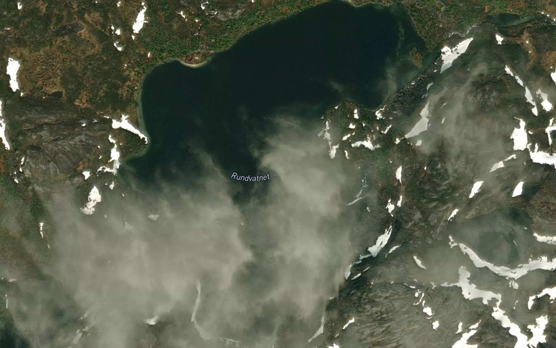 Satellite map of the Rundvatnet