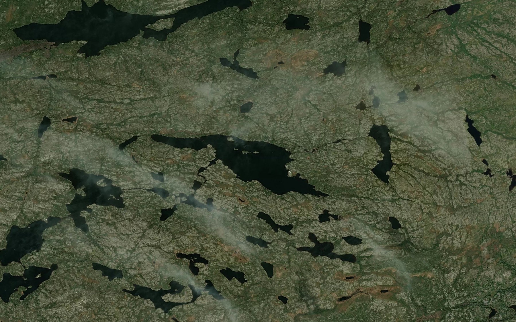 Satellite map of the Lac Neacappo