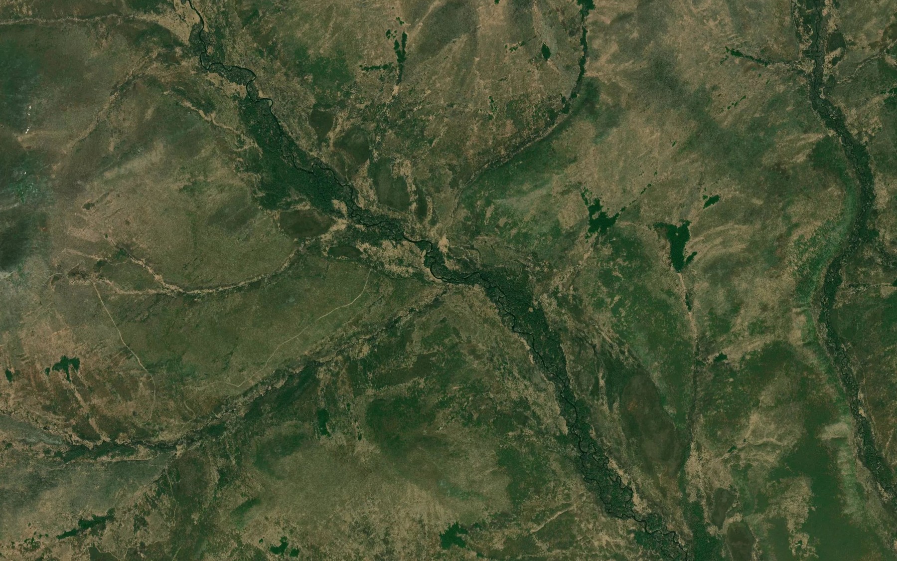 Satellite map of the Nezavidnyy