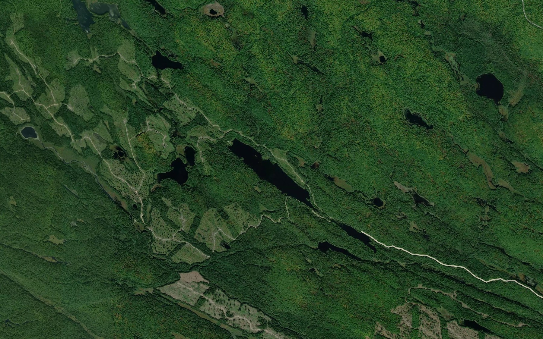 Satellite map of the Lac Stoney