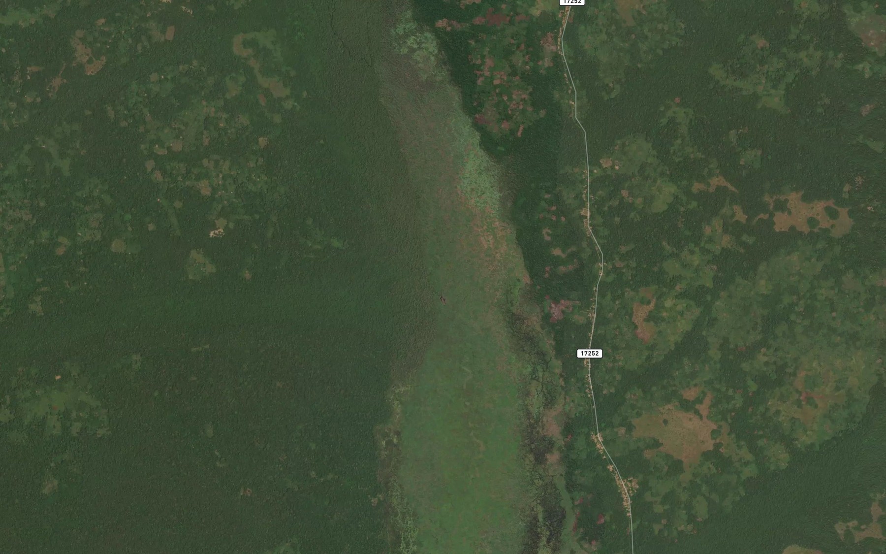 Satellite map of the Tamba