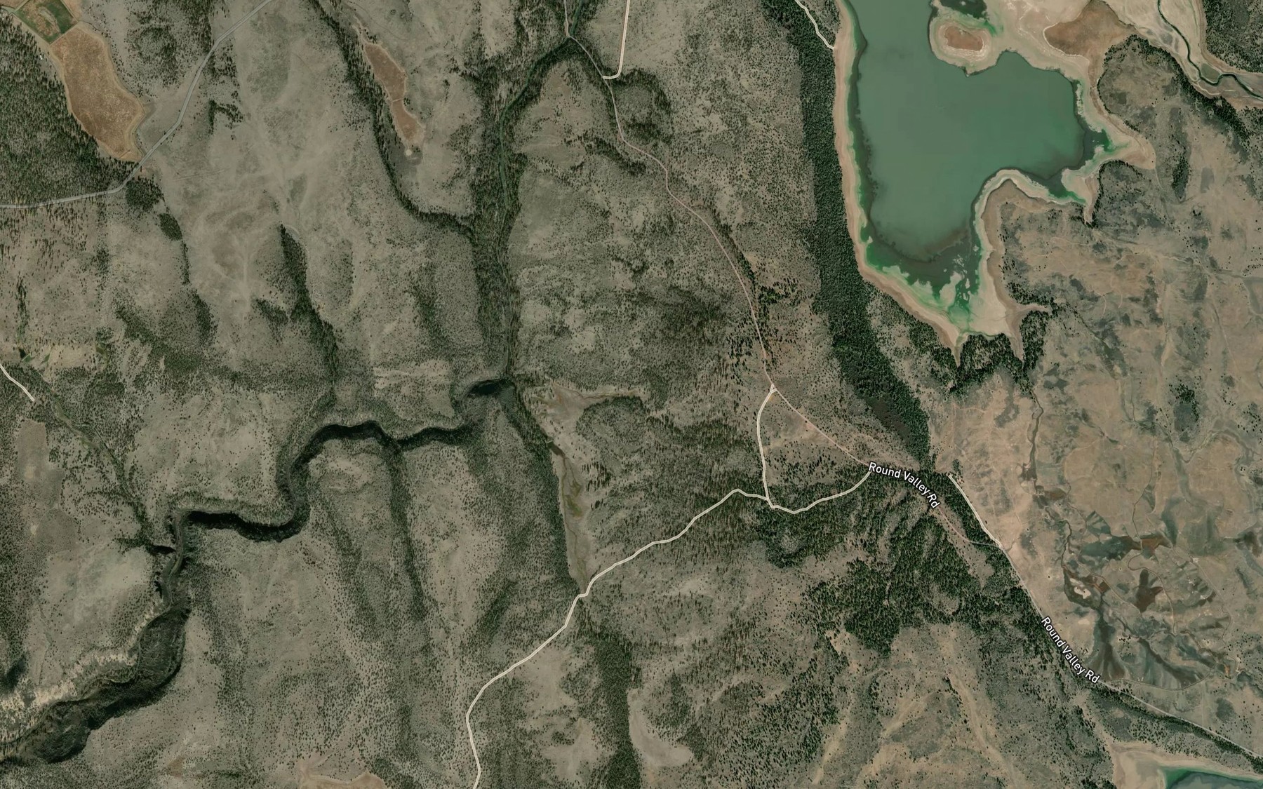 Satellite map of the Schnipps Valley Spring