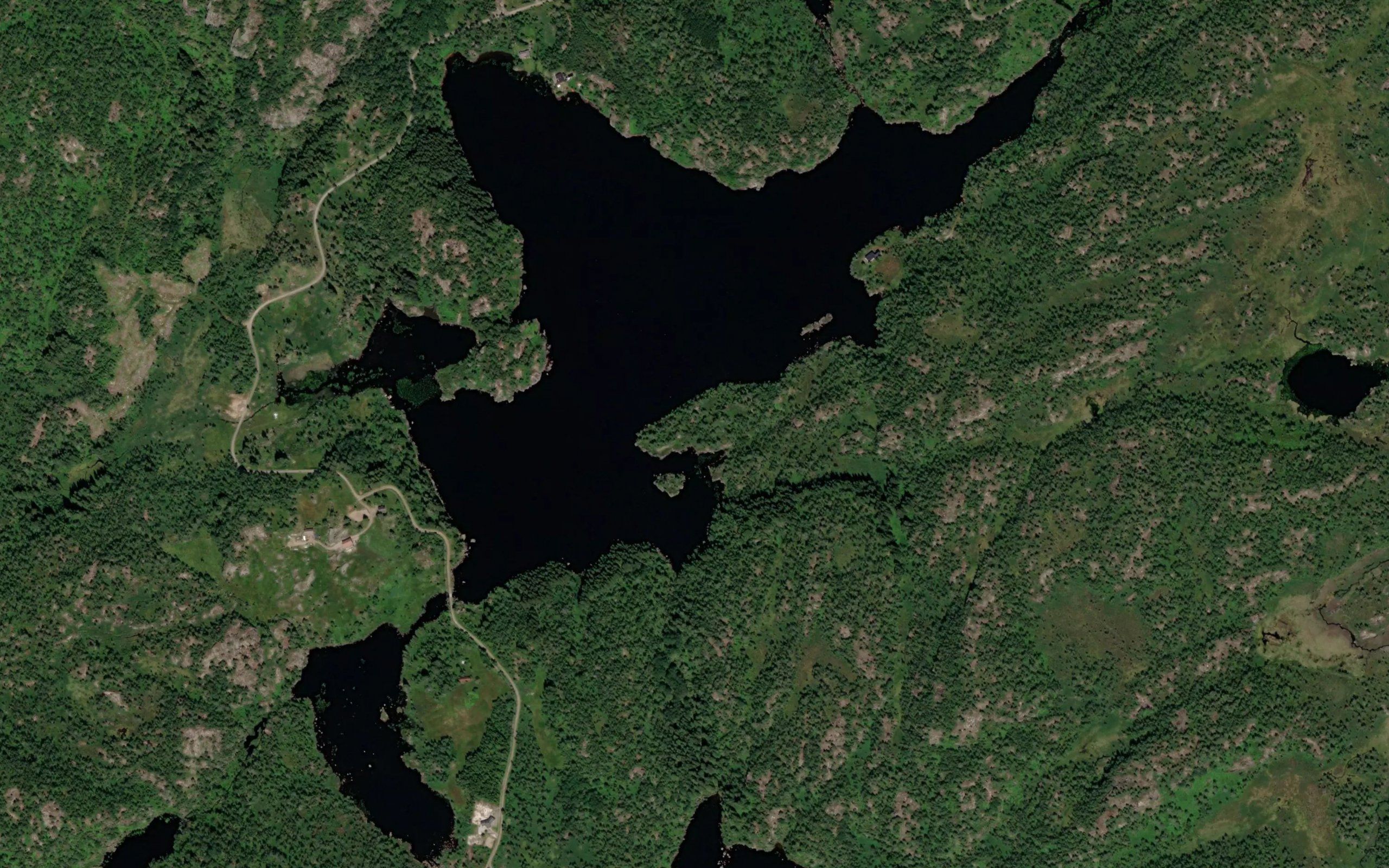 Espelandsvatnet,in
