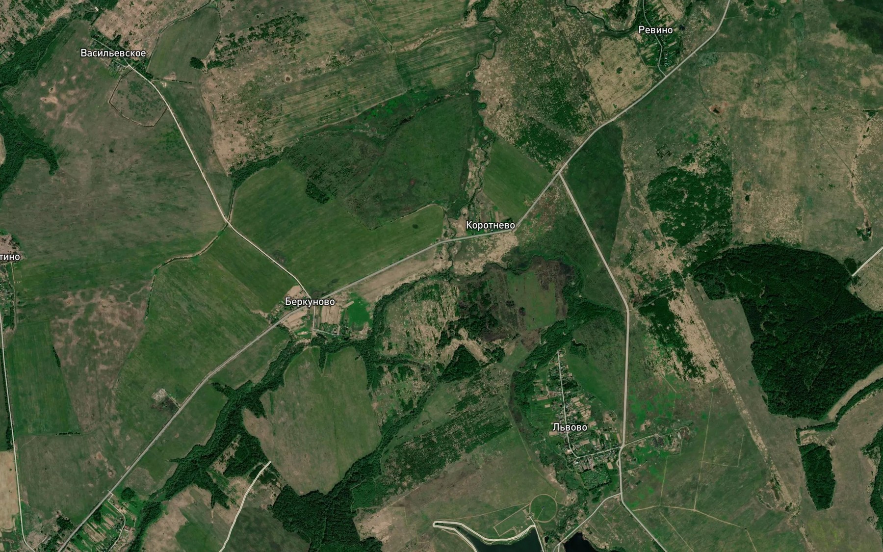 Satellite map of the Muravka