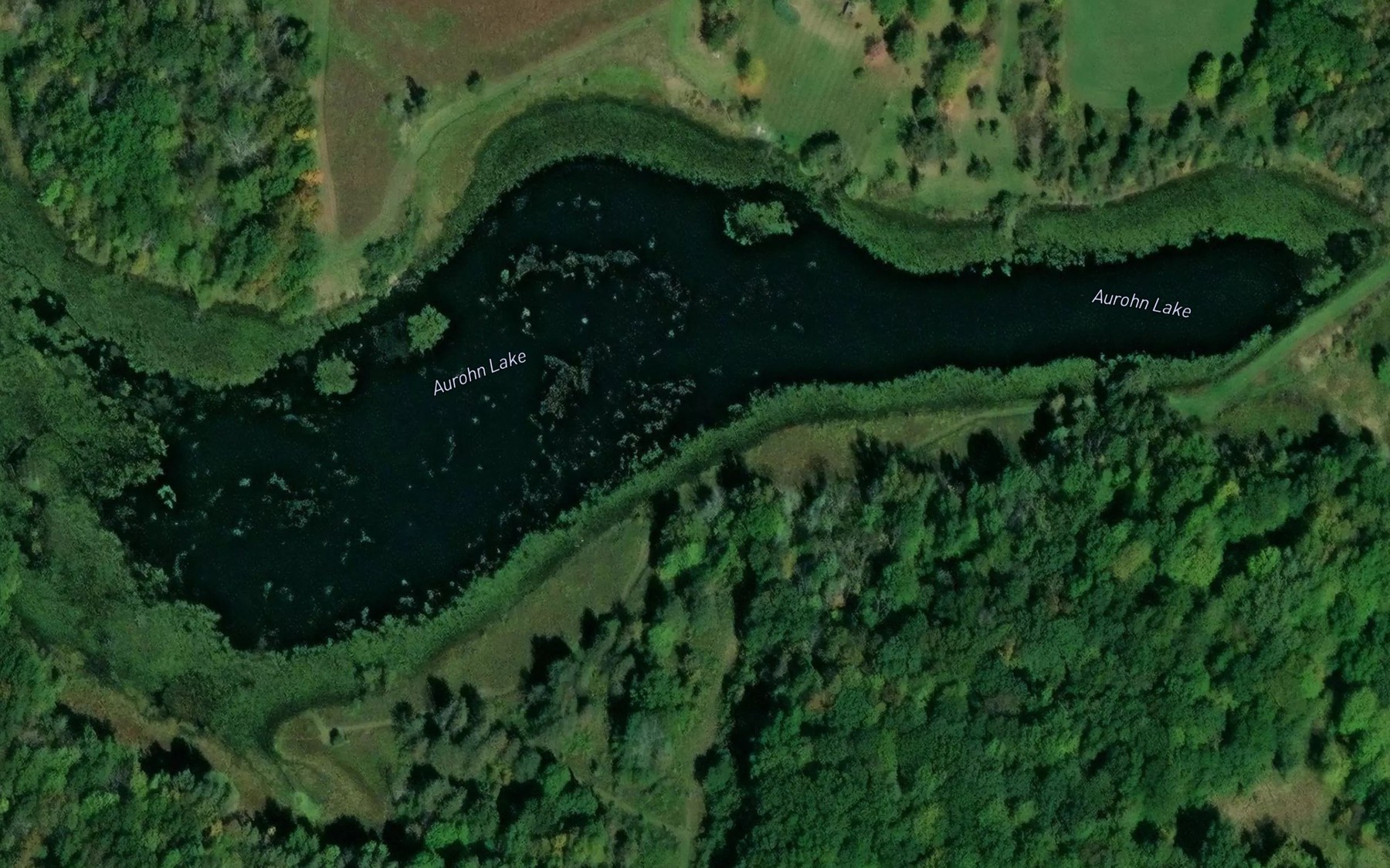 Satellite map of the Aurohn Lake