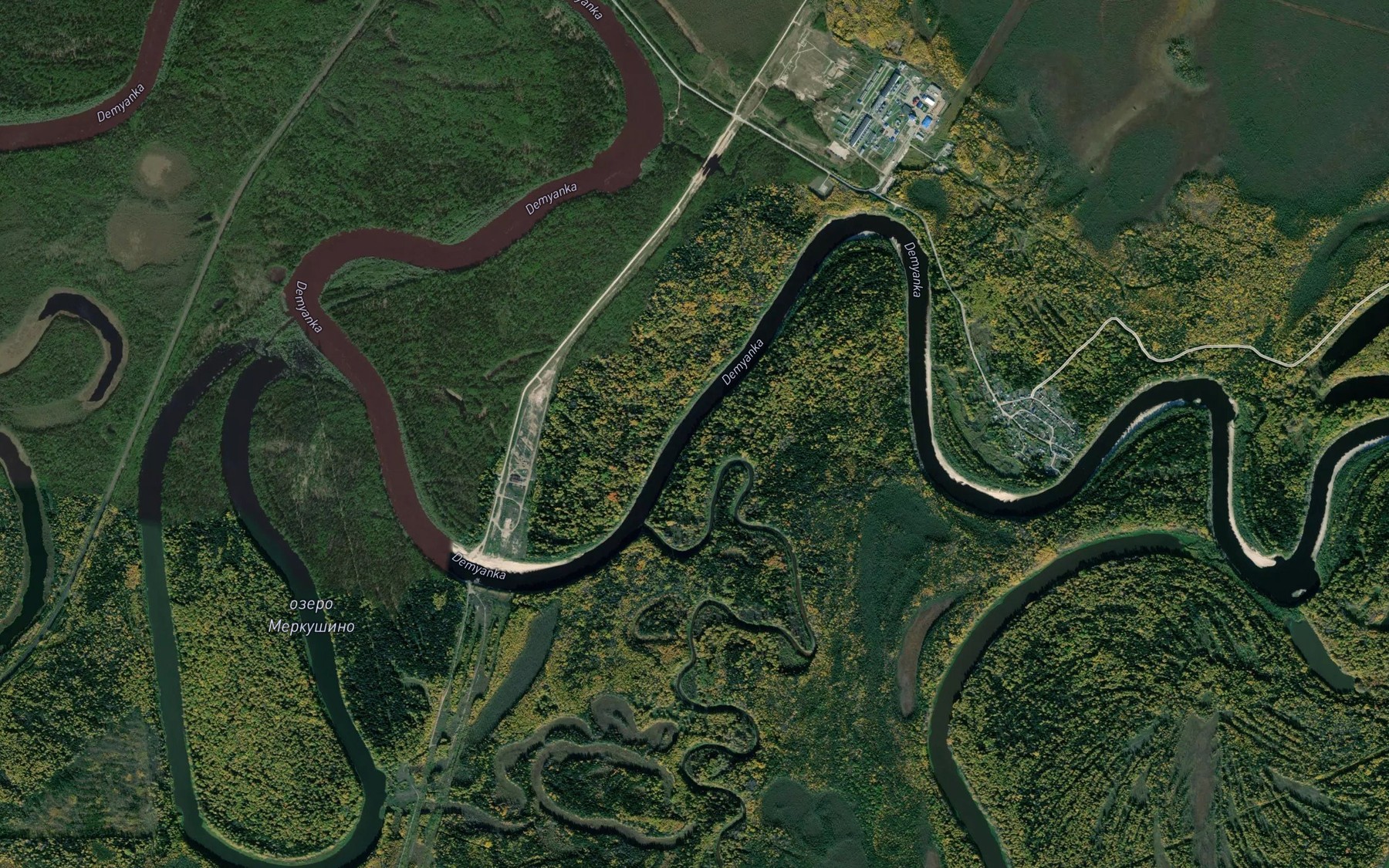 Satellite map of the Kal'cha