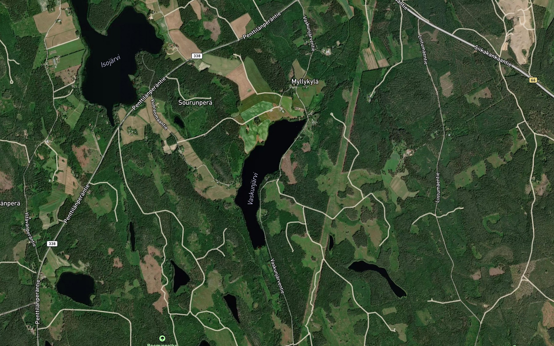 Satellite map of the Iimaanoja