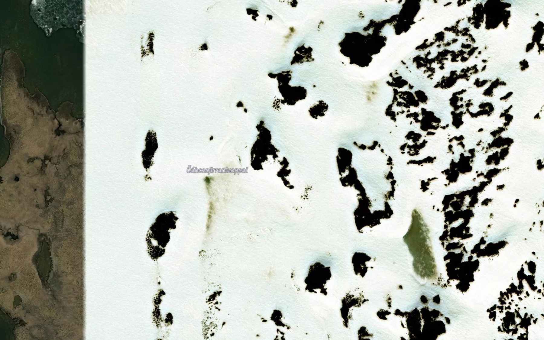 Satellite map of the Caccenjirranluobbal
