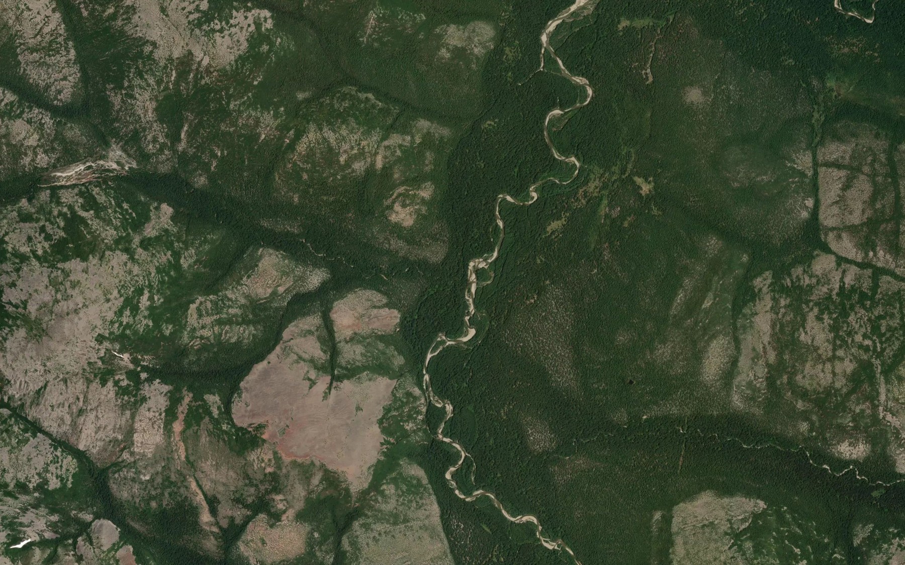 Satellite map of the Nedra