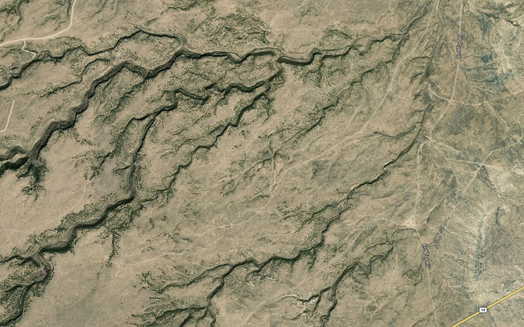 Satellite map of the El Hondo Spring