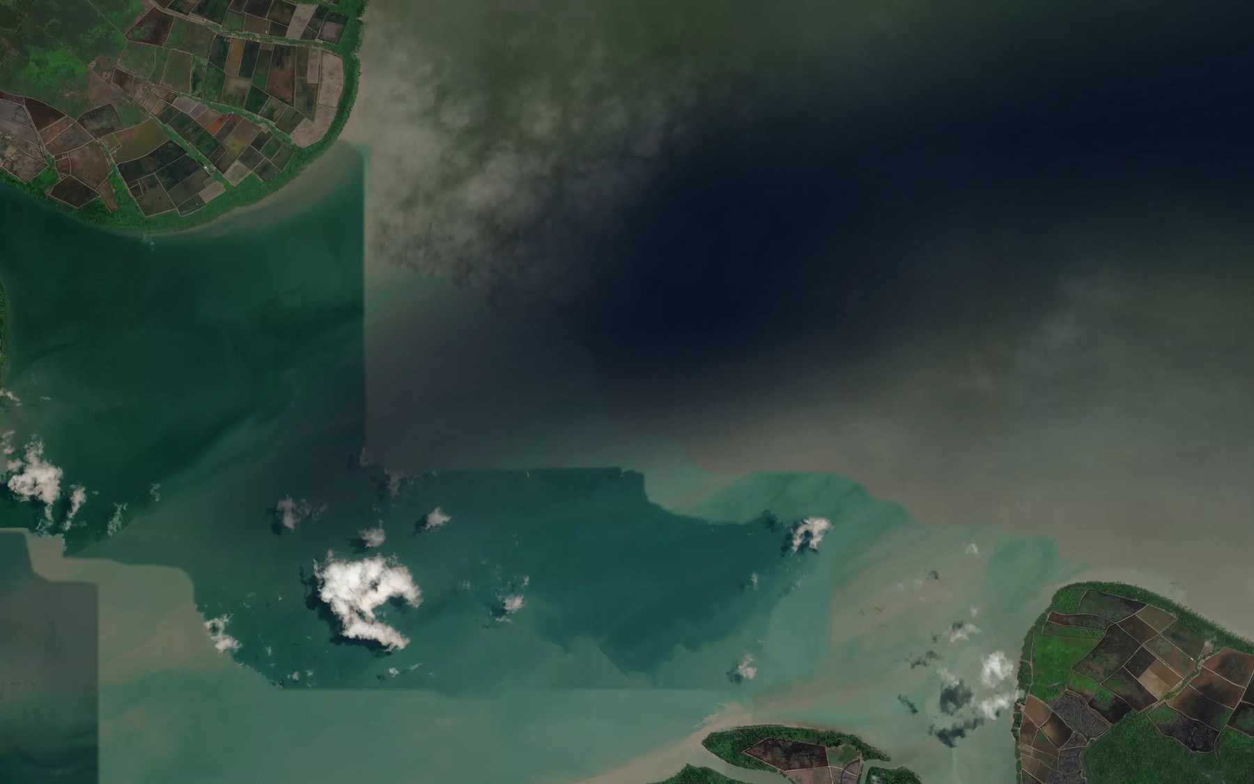 Satellite map of the Teluk Adang