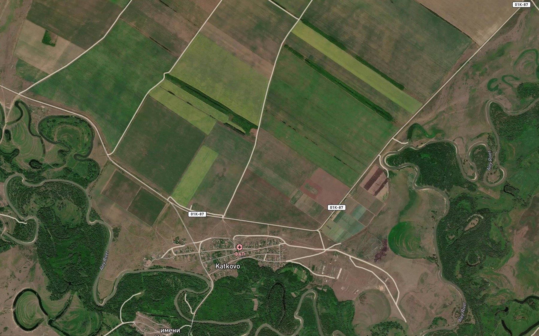 Satellite map of the Sklyuikha