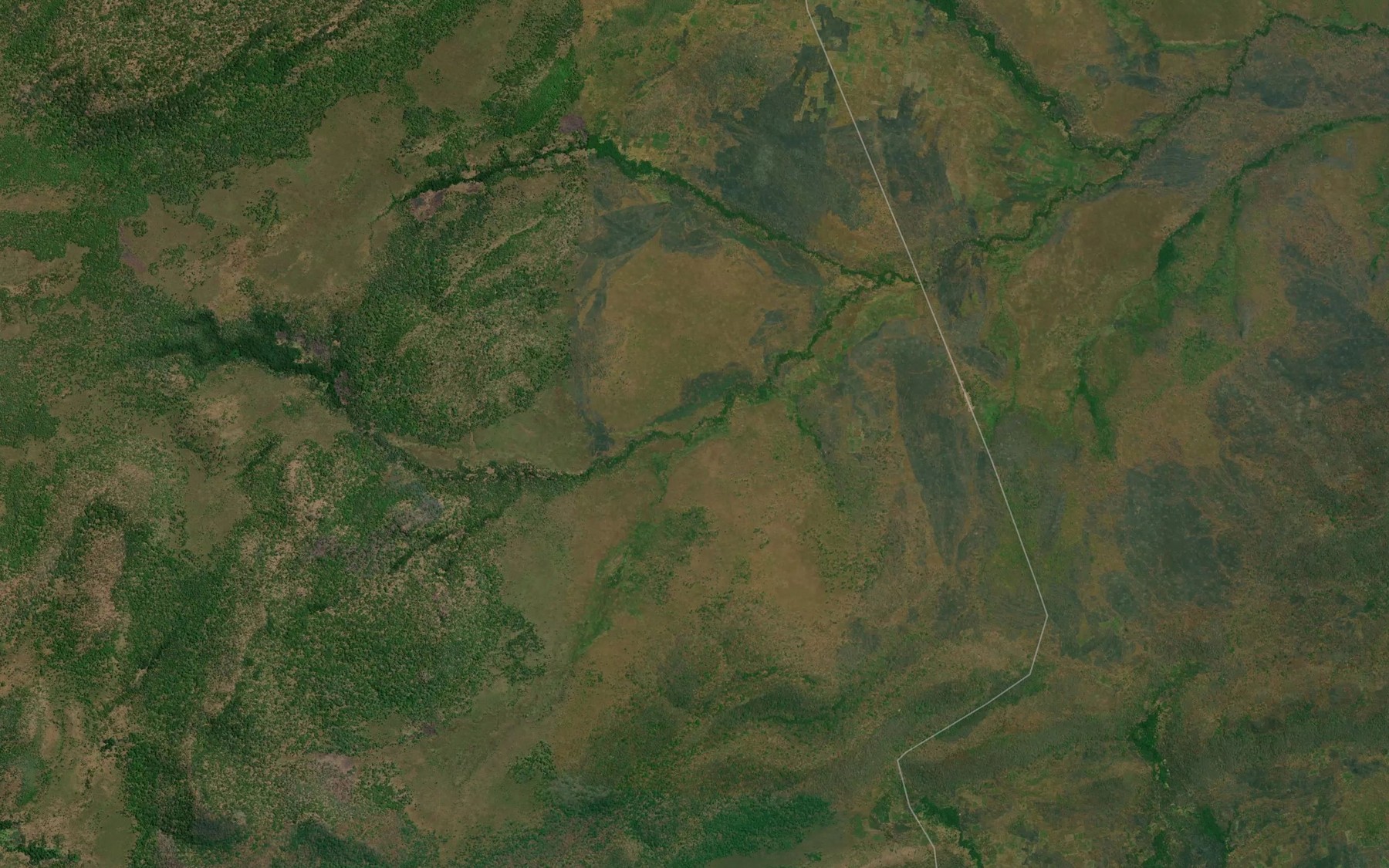 Satellite map of the Kasanga