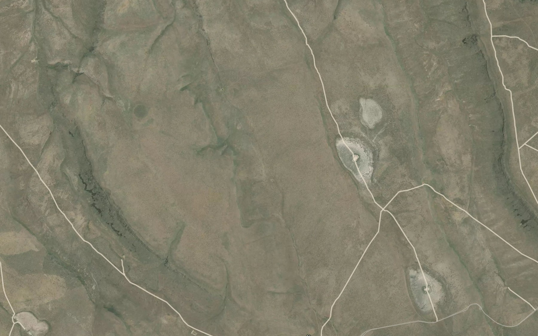 Satellite map of the Bacon Camp Lake Waterhole
