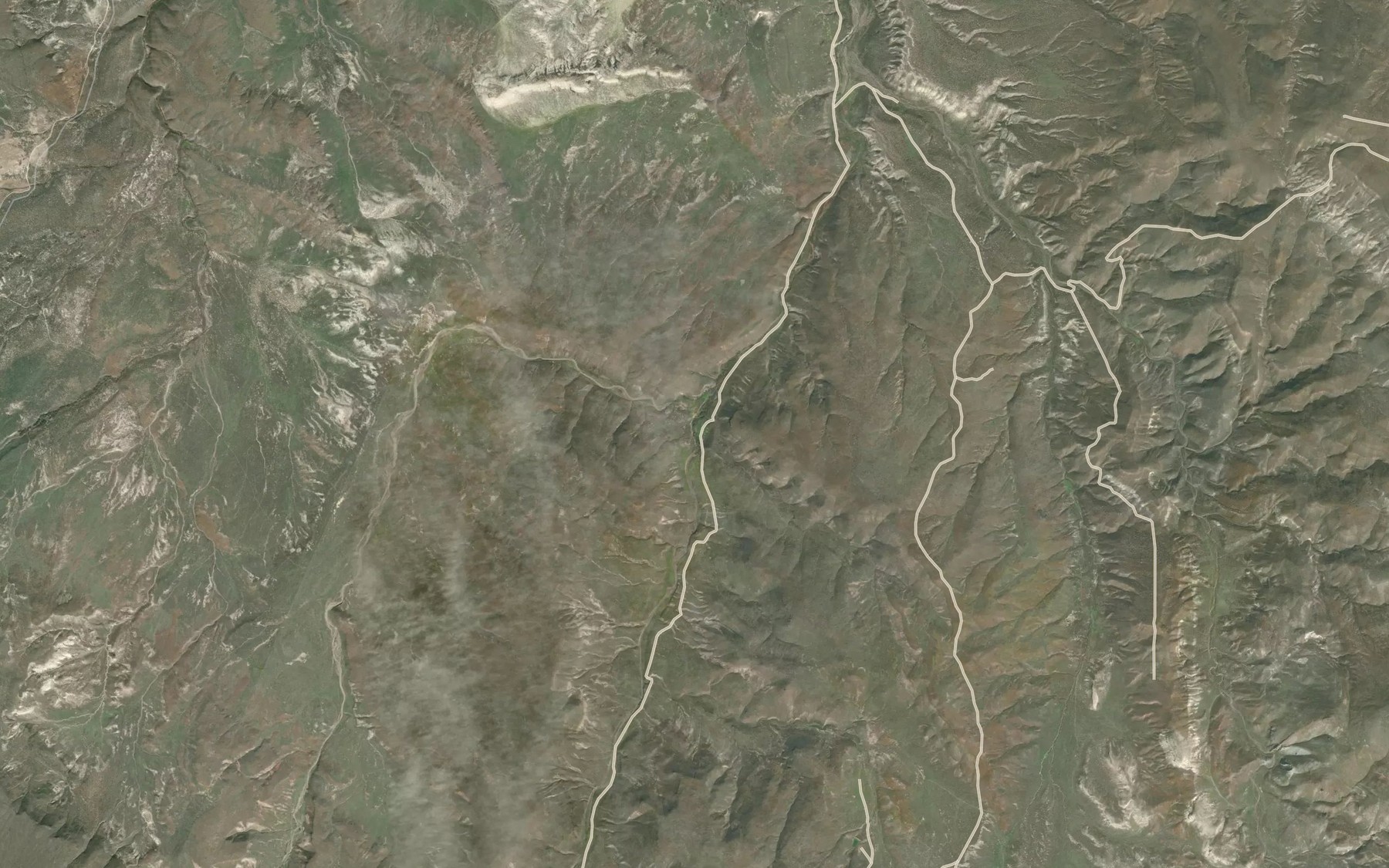 Satellite map of the Hanging Rock Spring